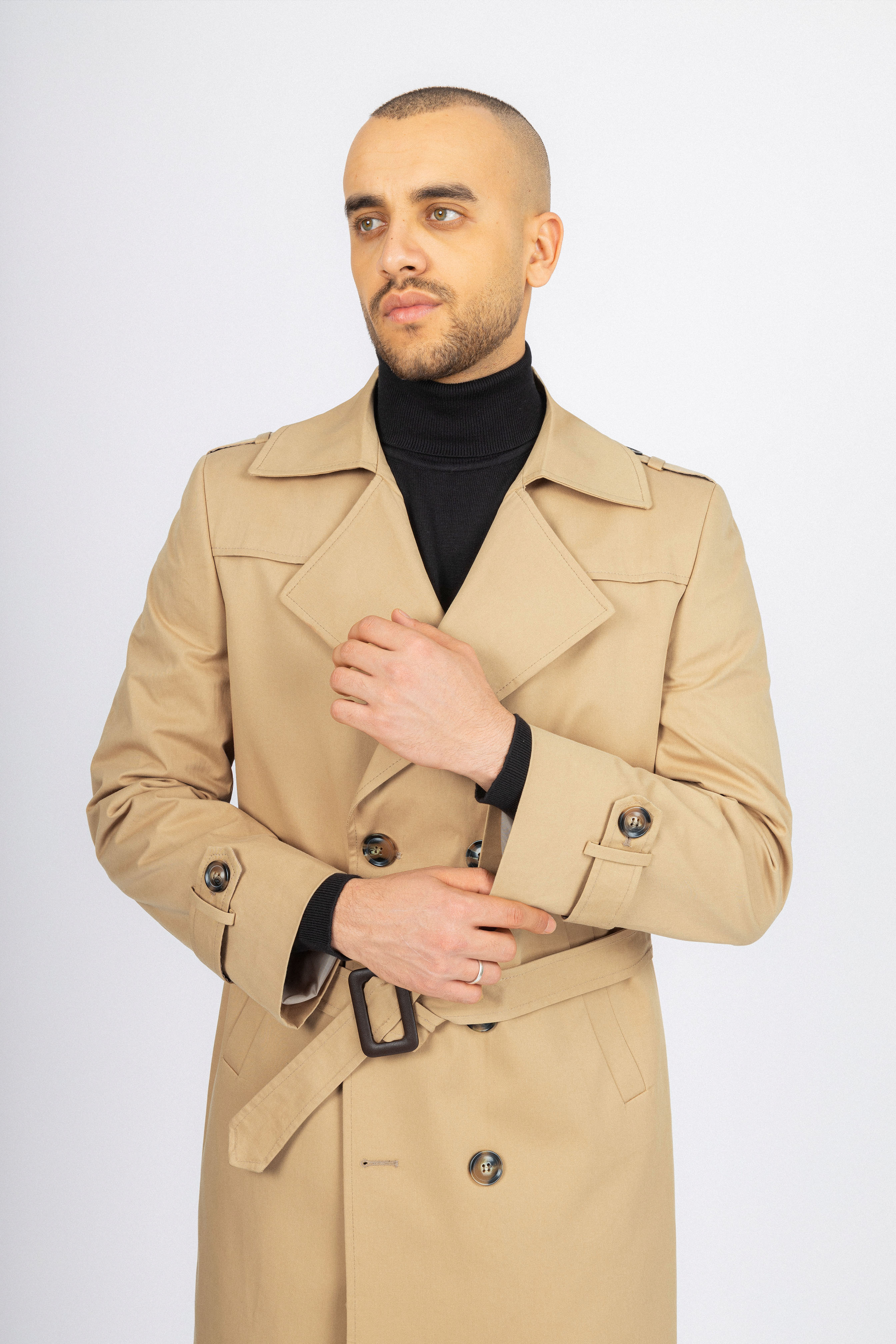 Caramel Tan Trench Coat