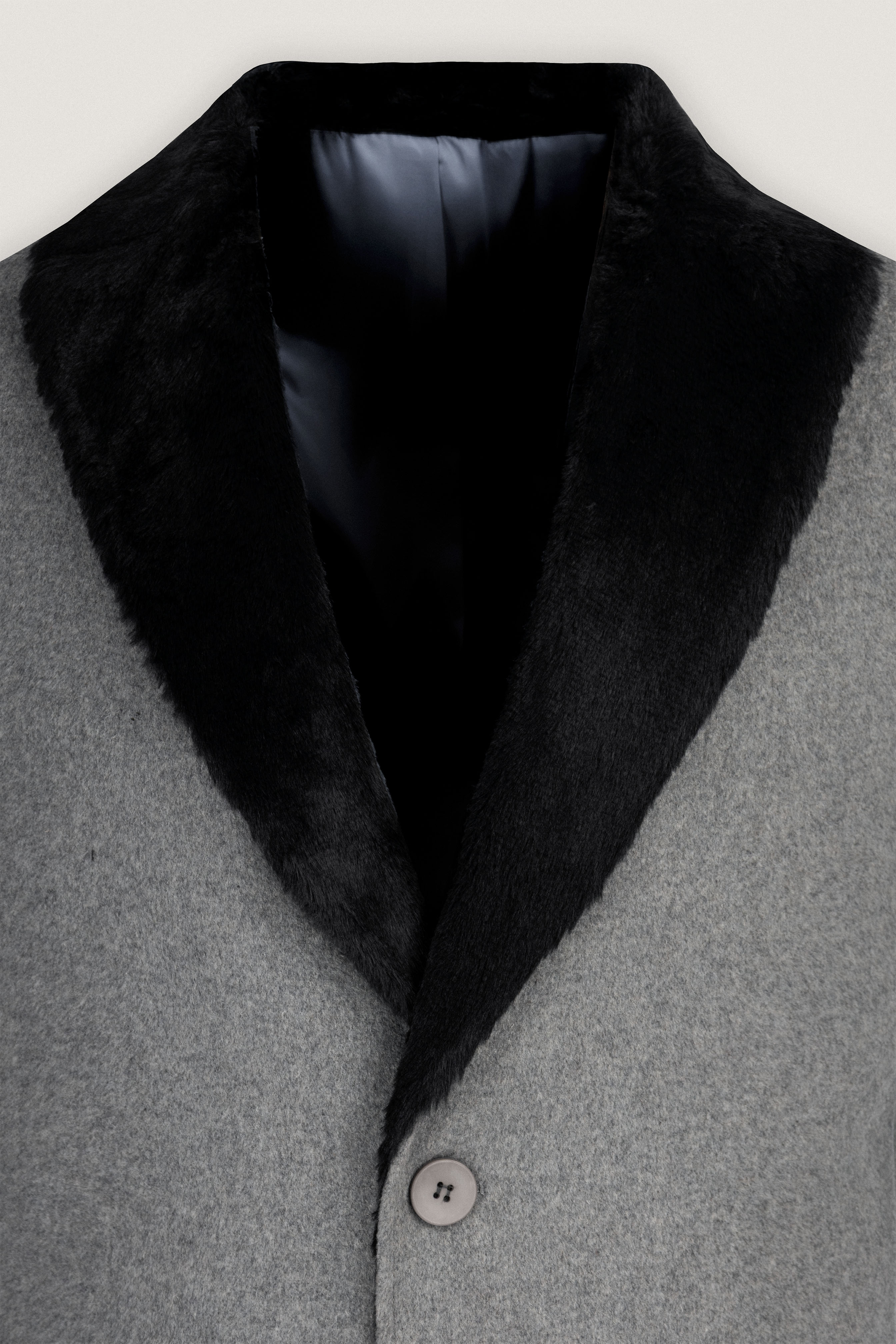 Gray Felt Classic Coat