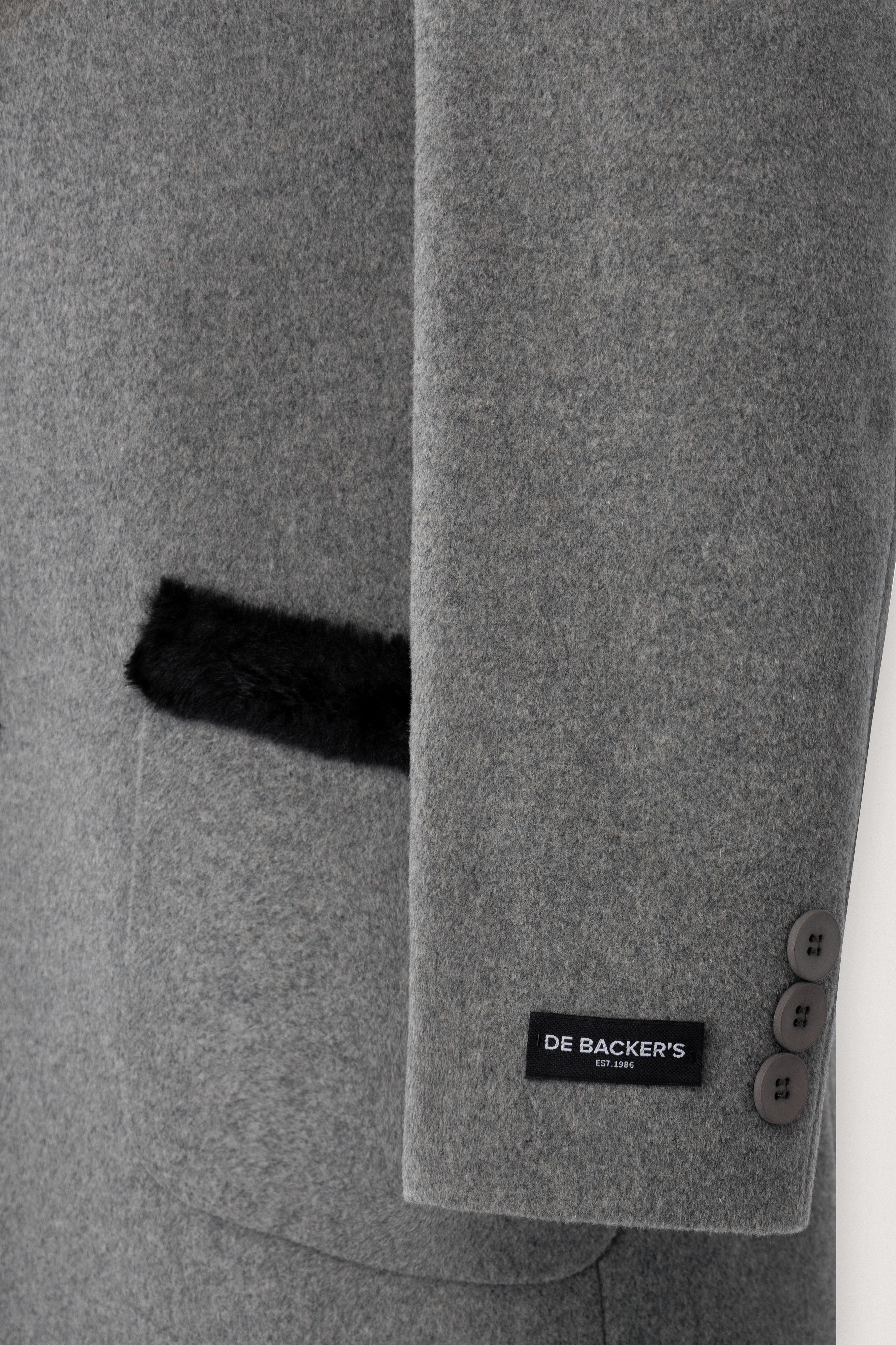 Gray Felt Classic Coat