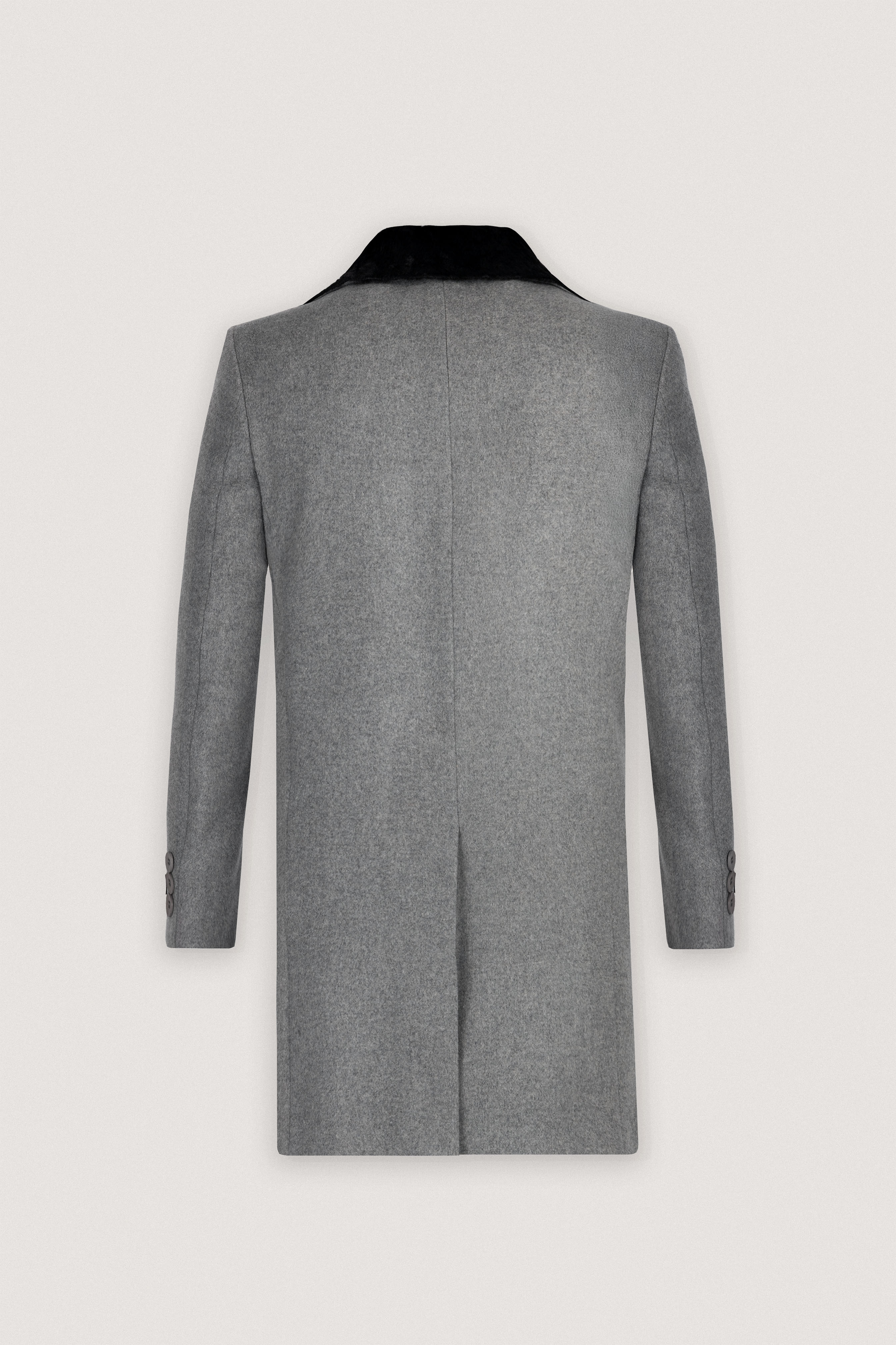 Gray Felt Classic Coat