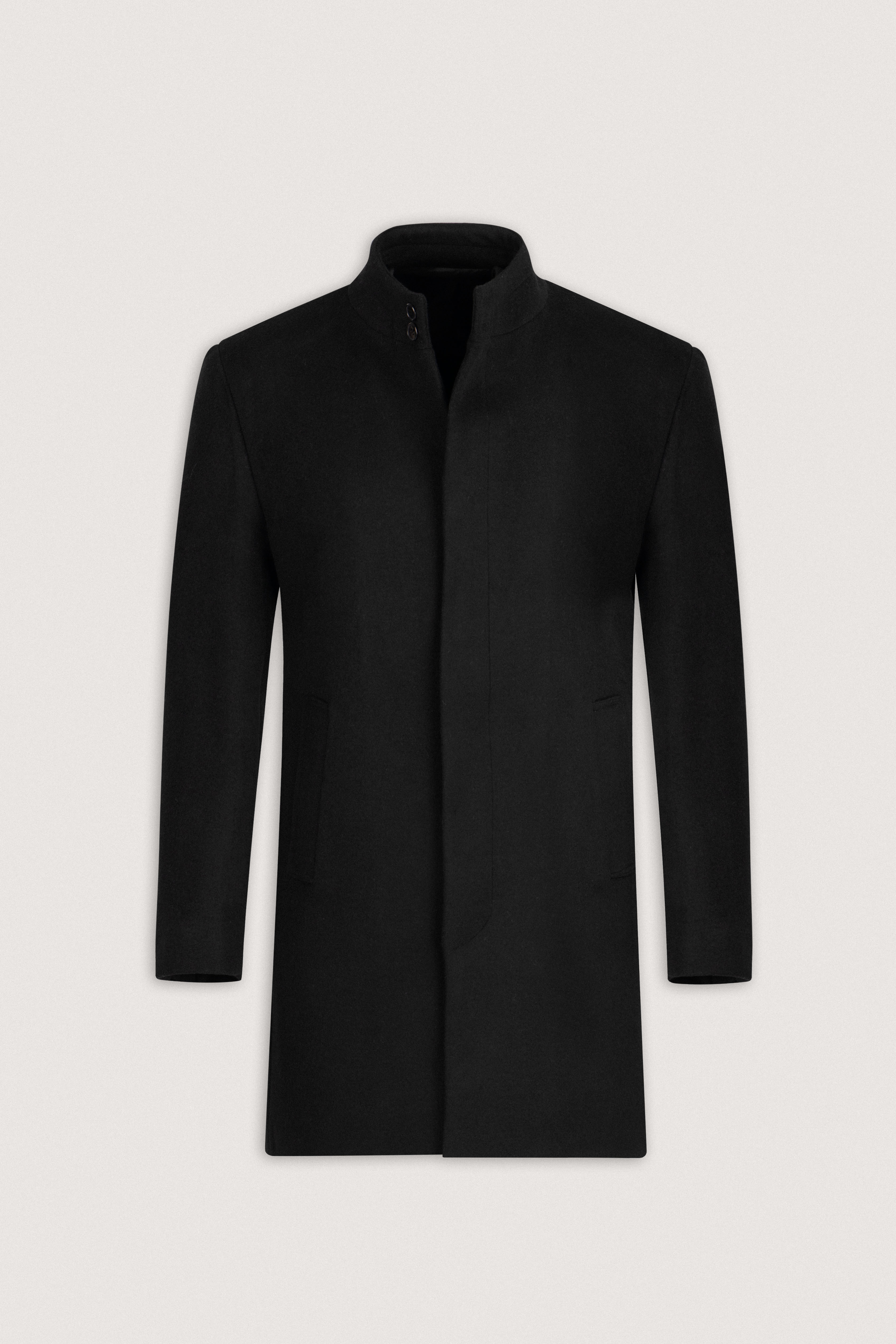 Black Felt Coat