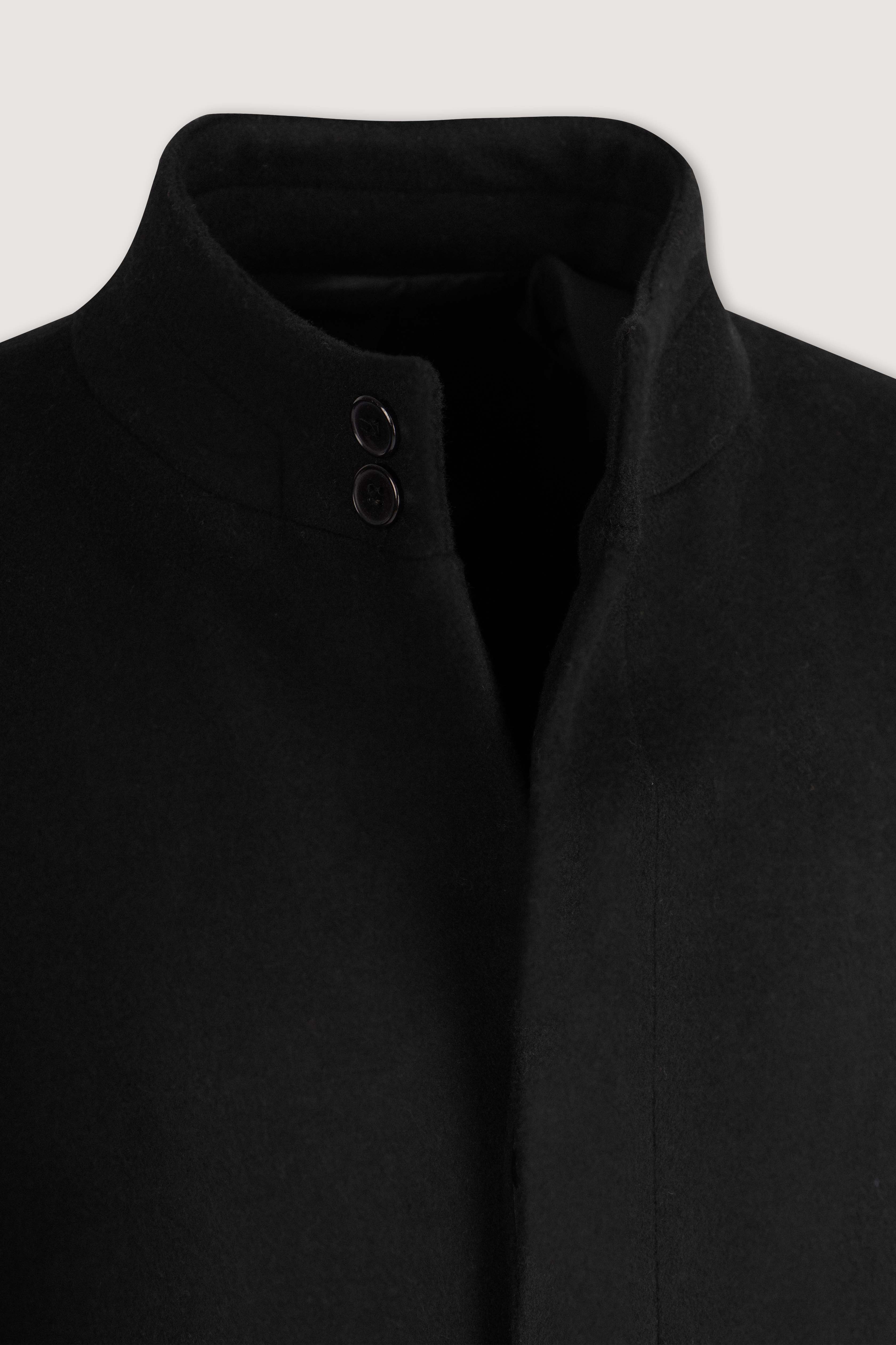Black Felt Coat