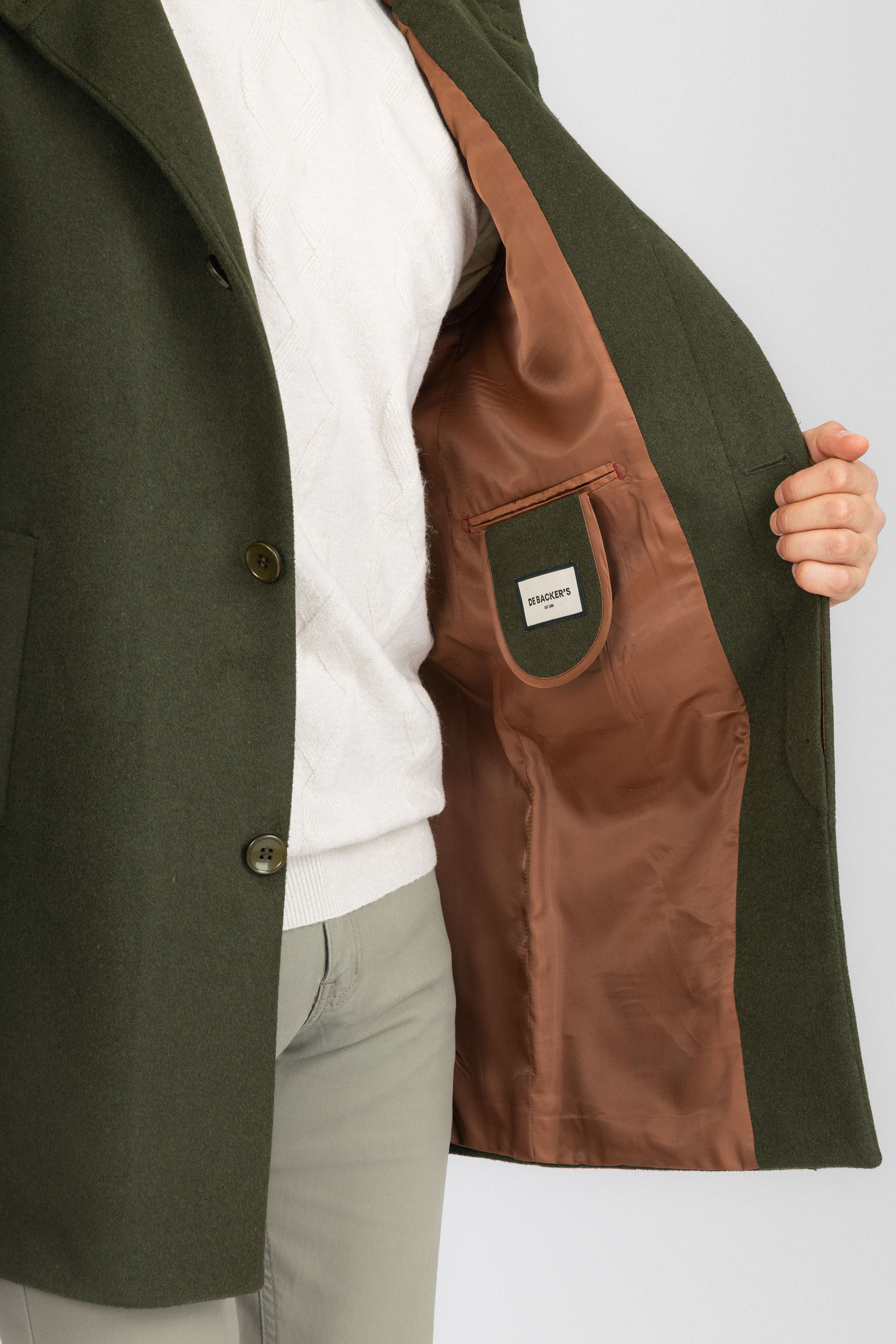 Dark Green Half Coat