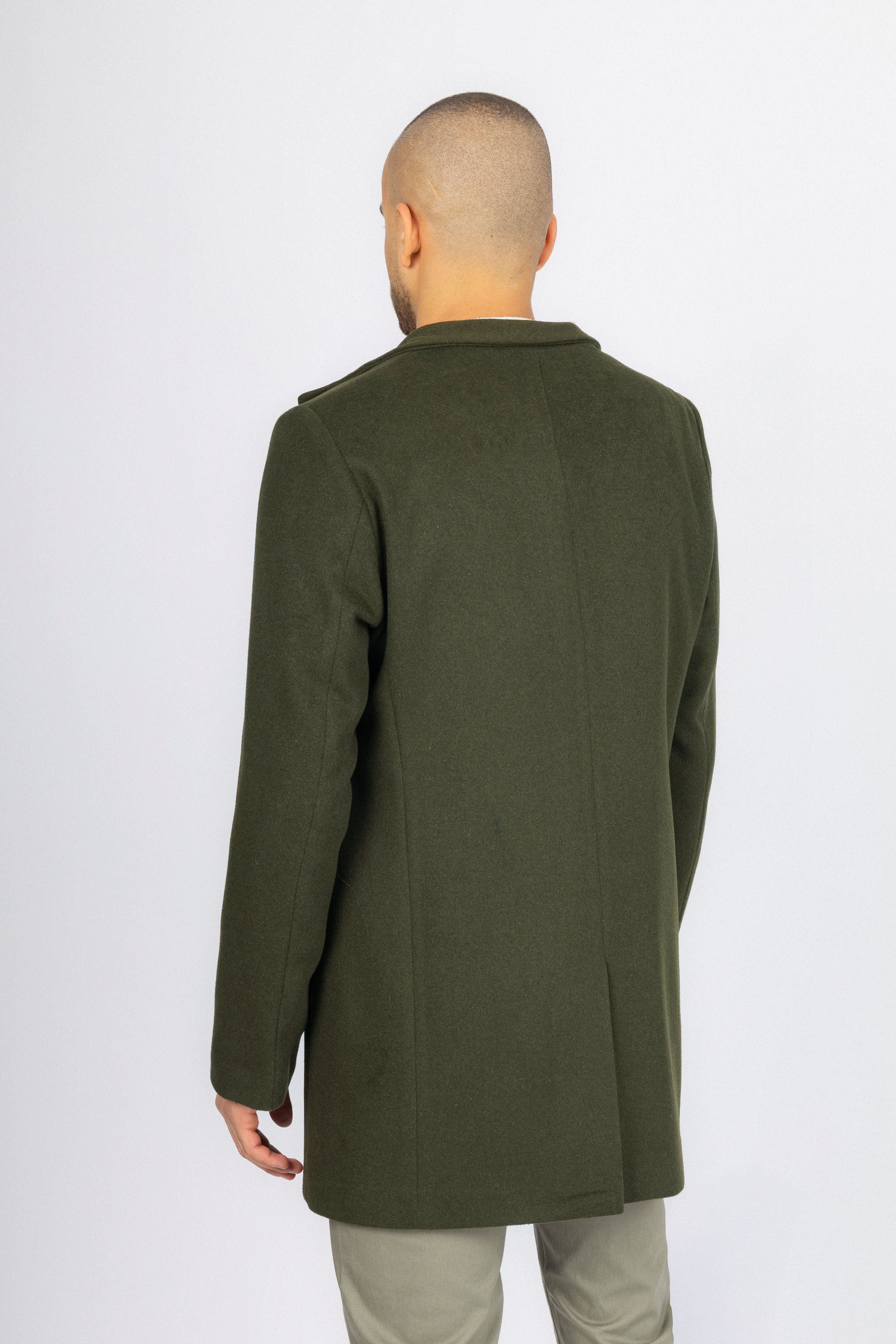 Dark Green Half Coat