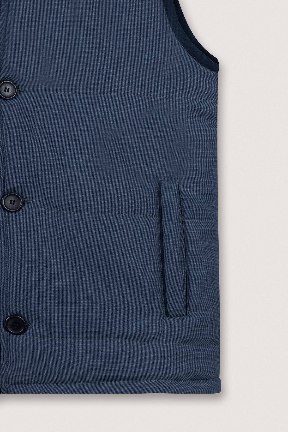 Gray Button-Up Vest - De Backers - 8