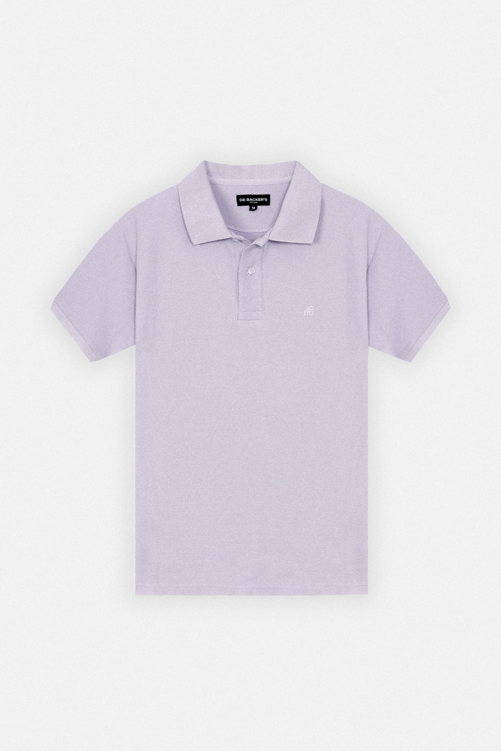 Pique Light Purple Cotton Polo