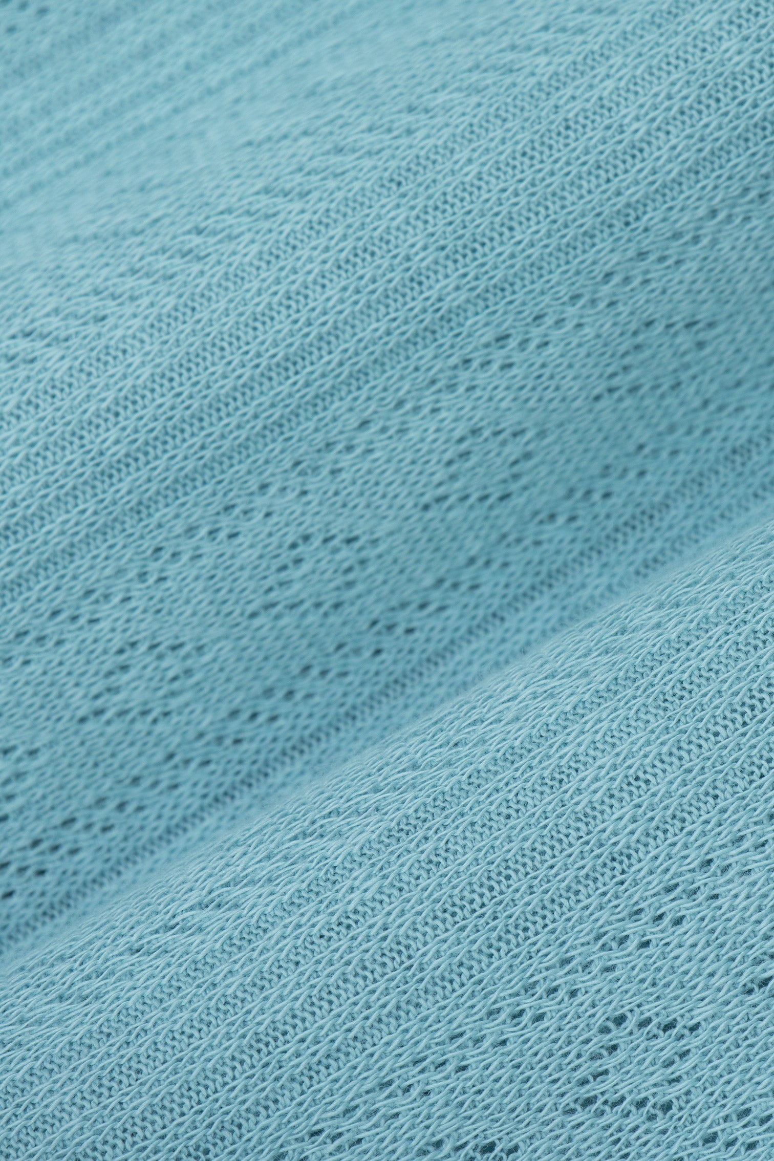 Pique Jacquard Powder Blue Cotton Polo