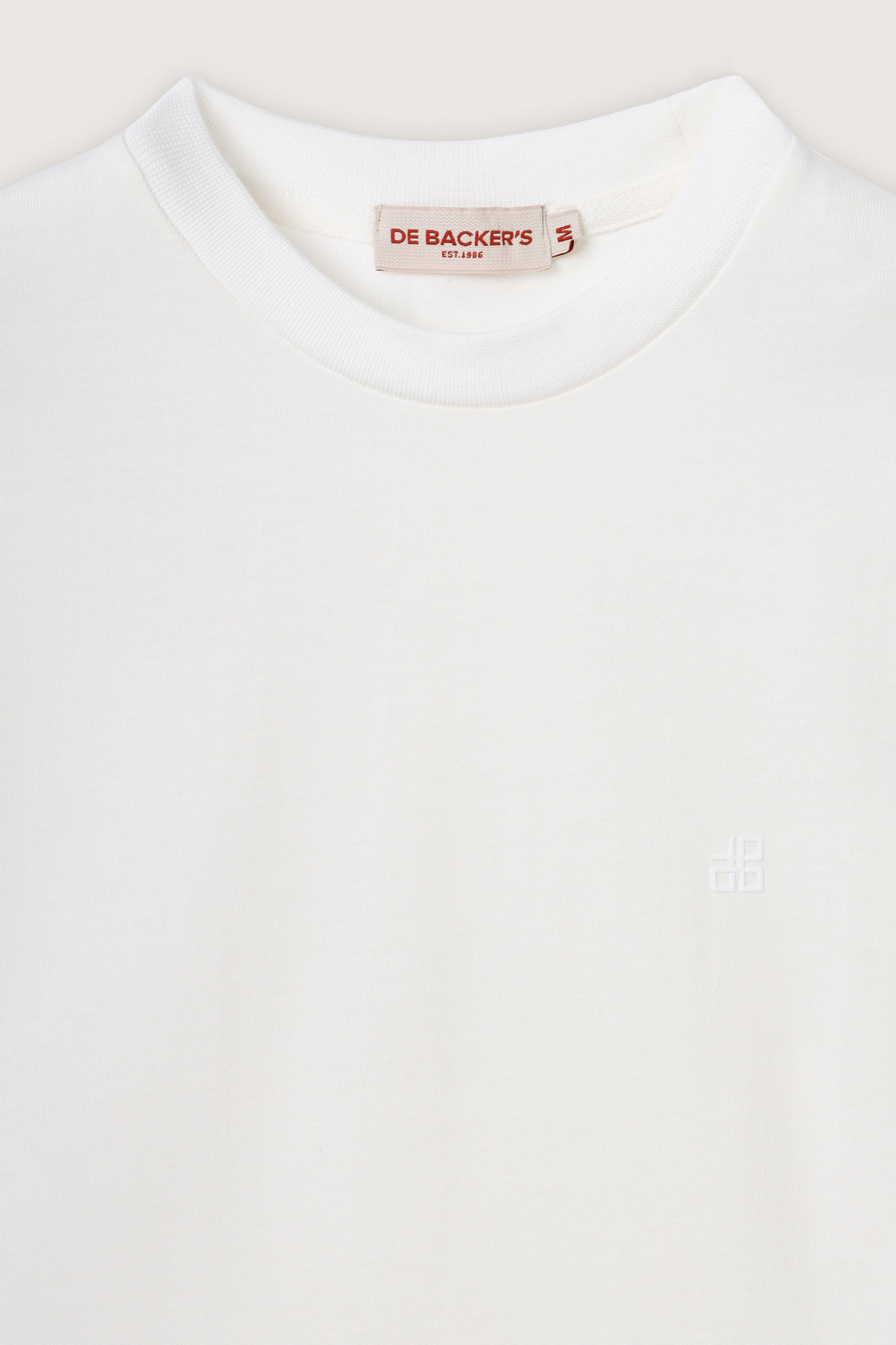 Off White Basic Round T-Shirt