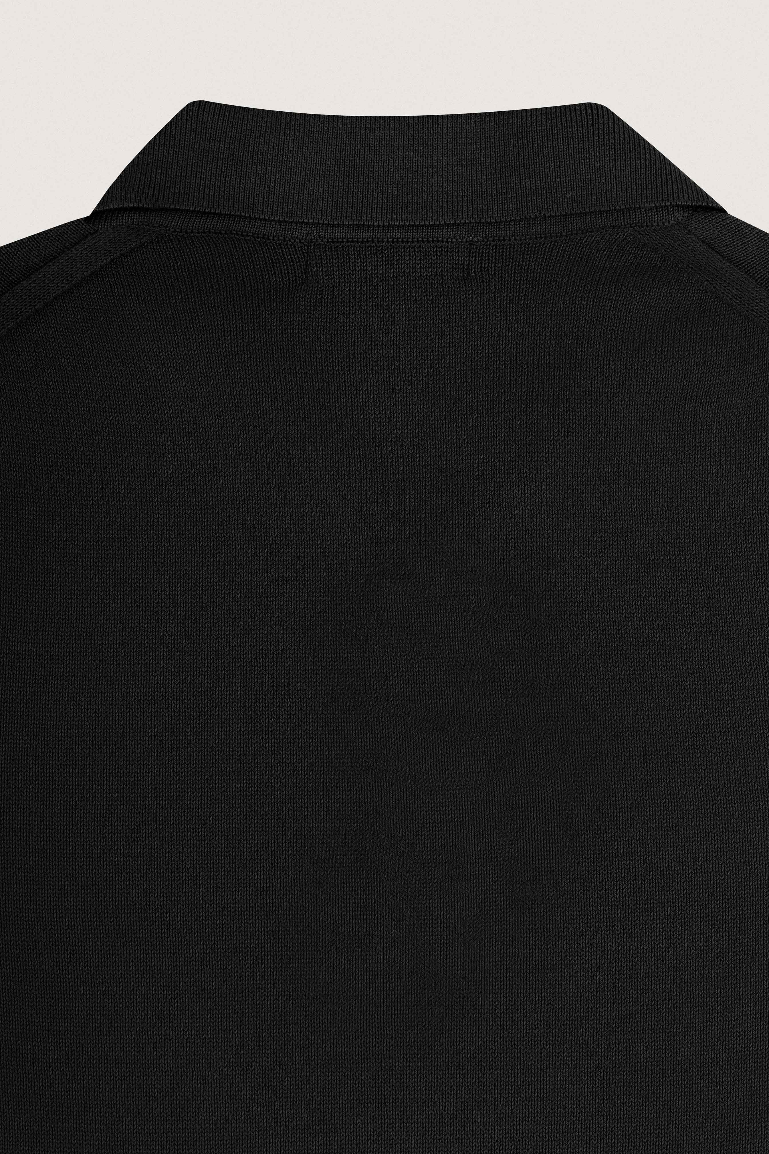 Black Polo Pullover