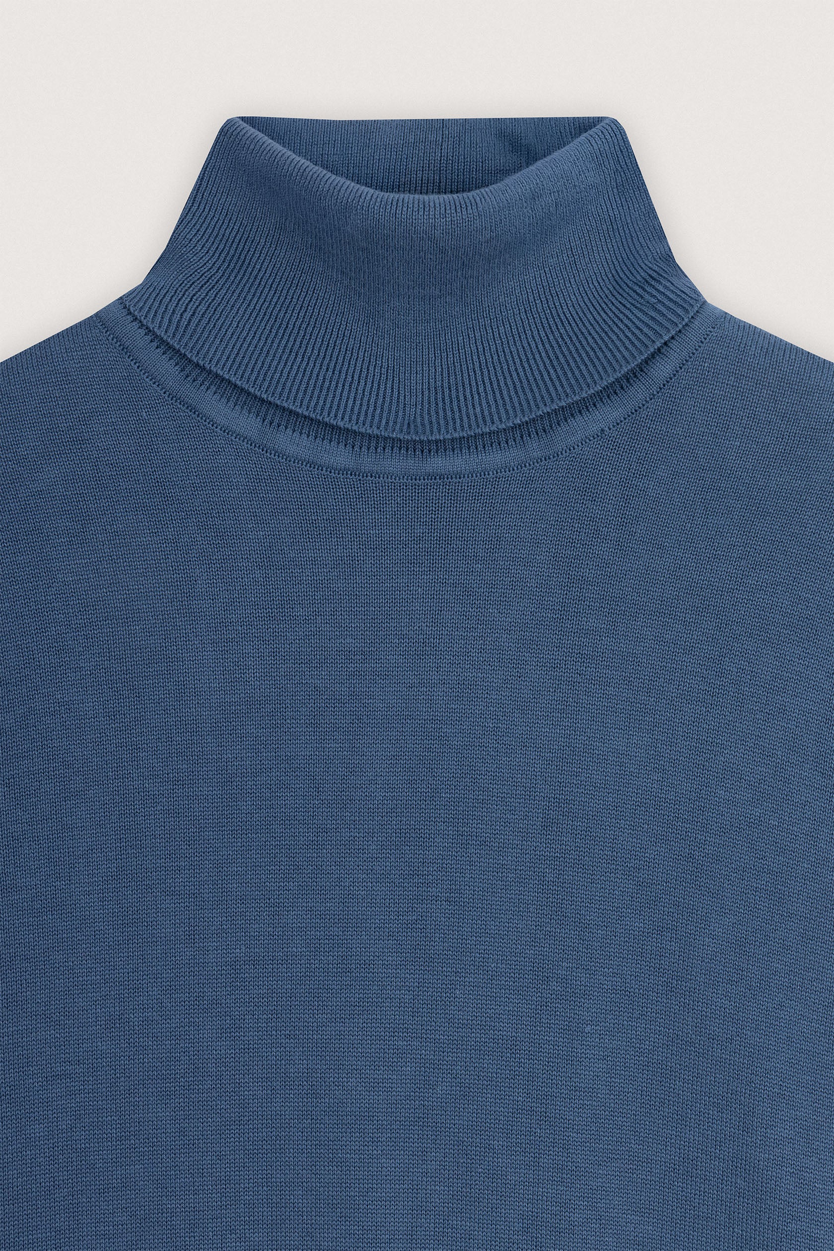 Petroleum High-Neck Pullover