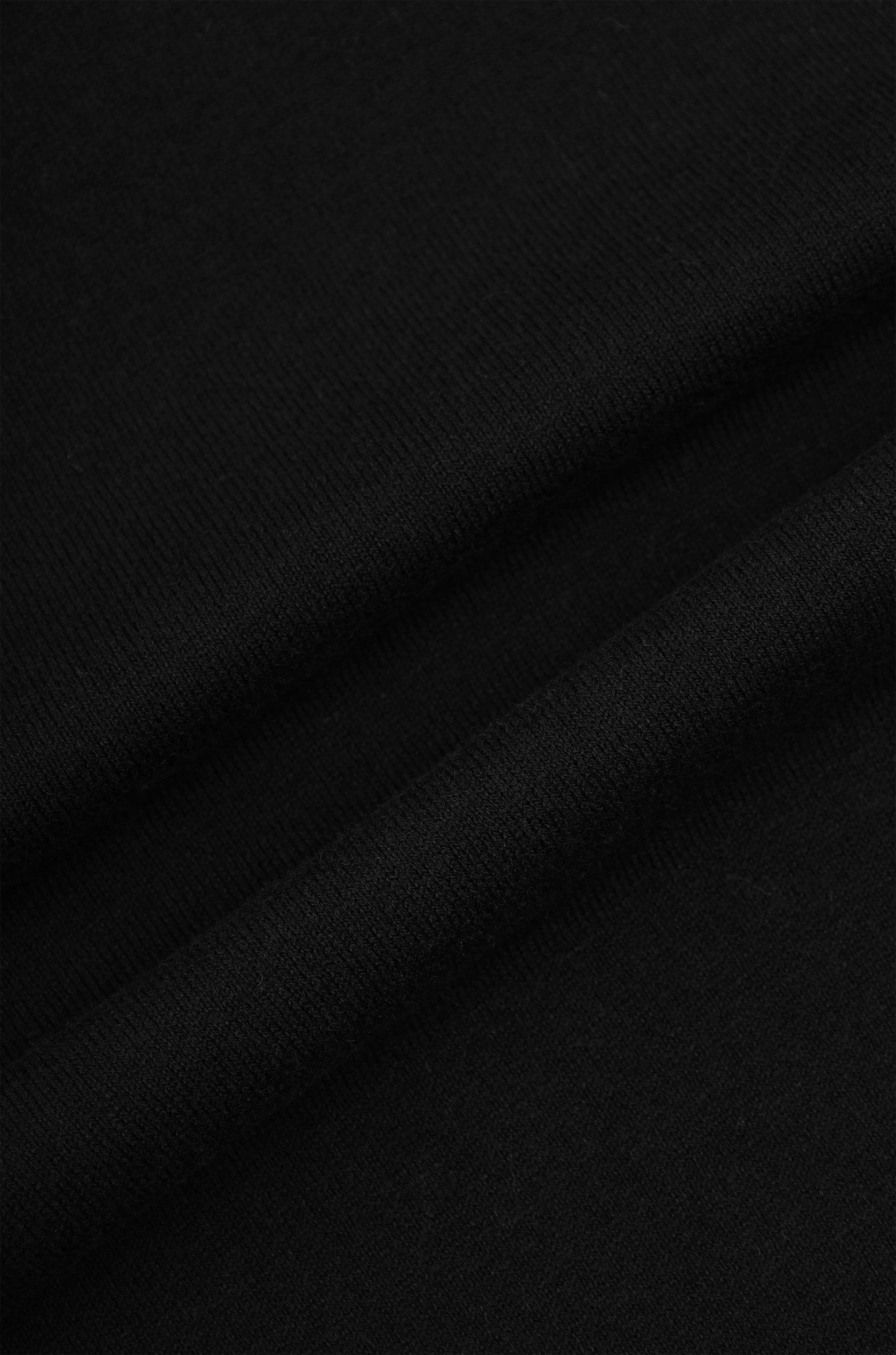 Black High-Neck Pullover