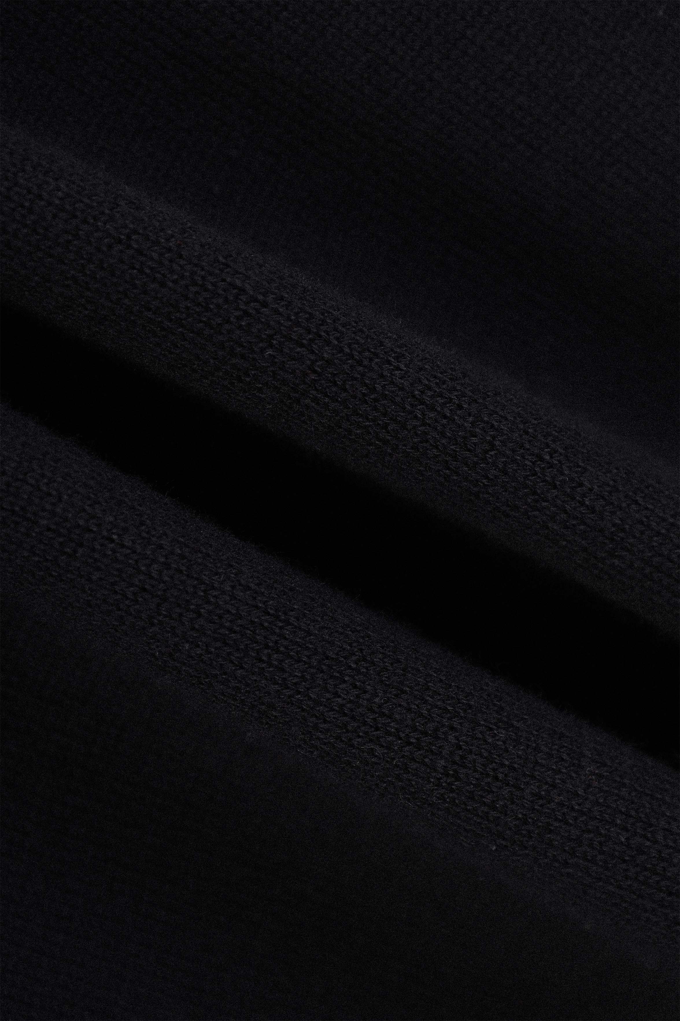 Black Half-Zipper Pullover