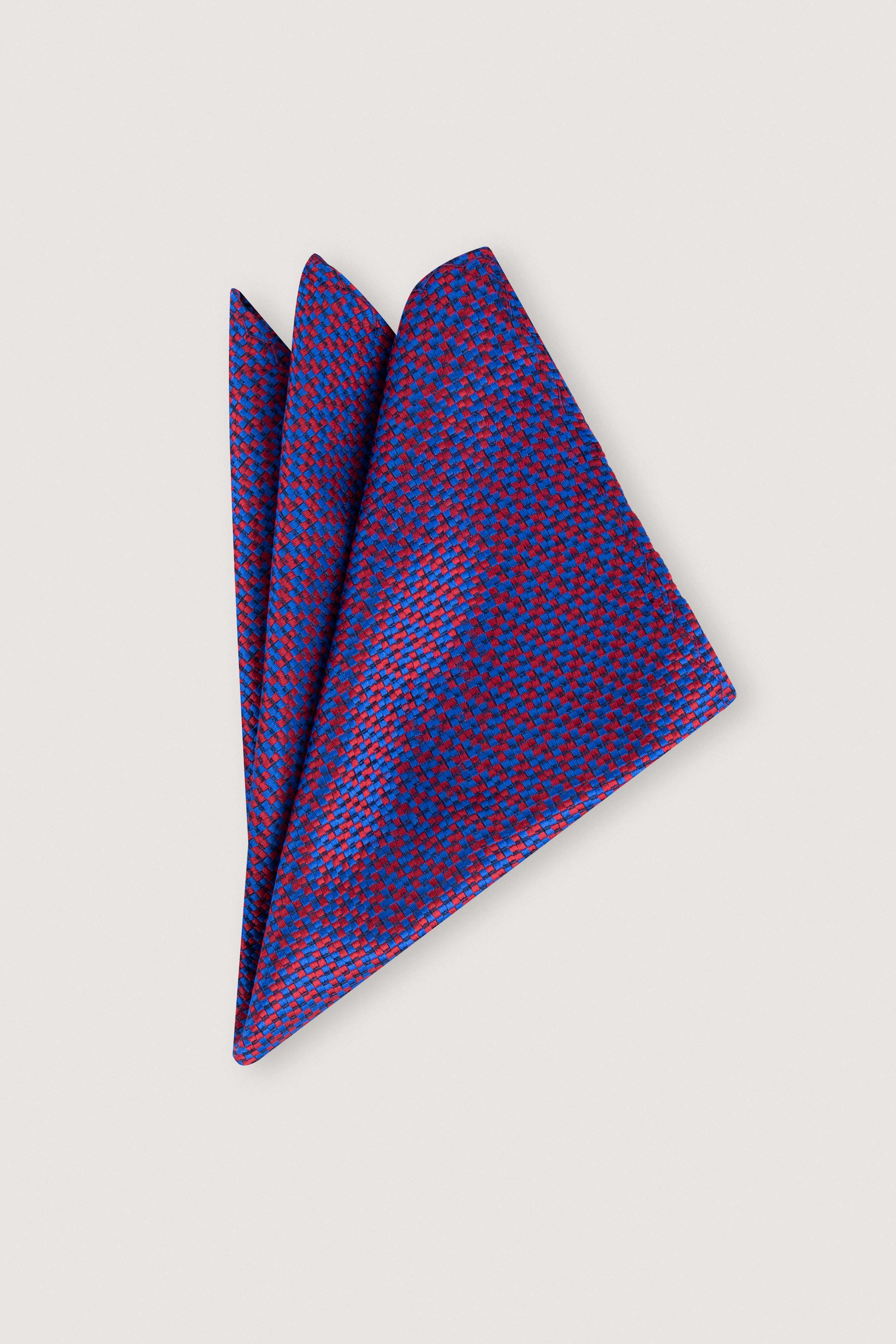 Red Necktie with Handkerchief