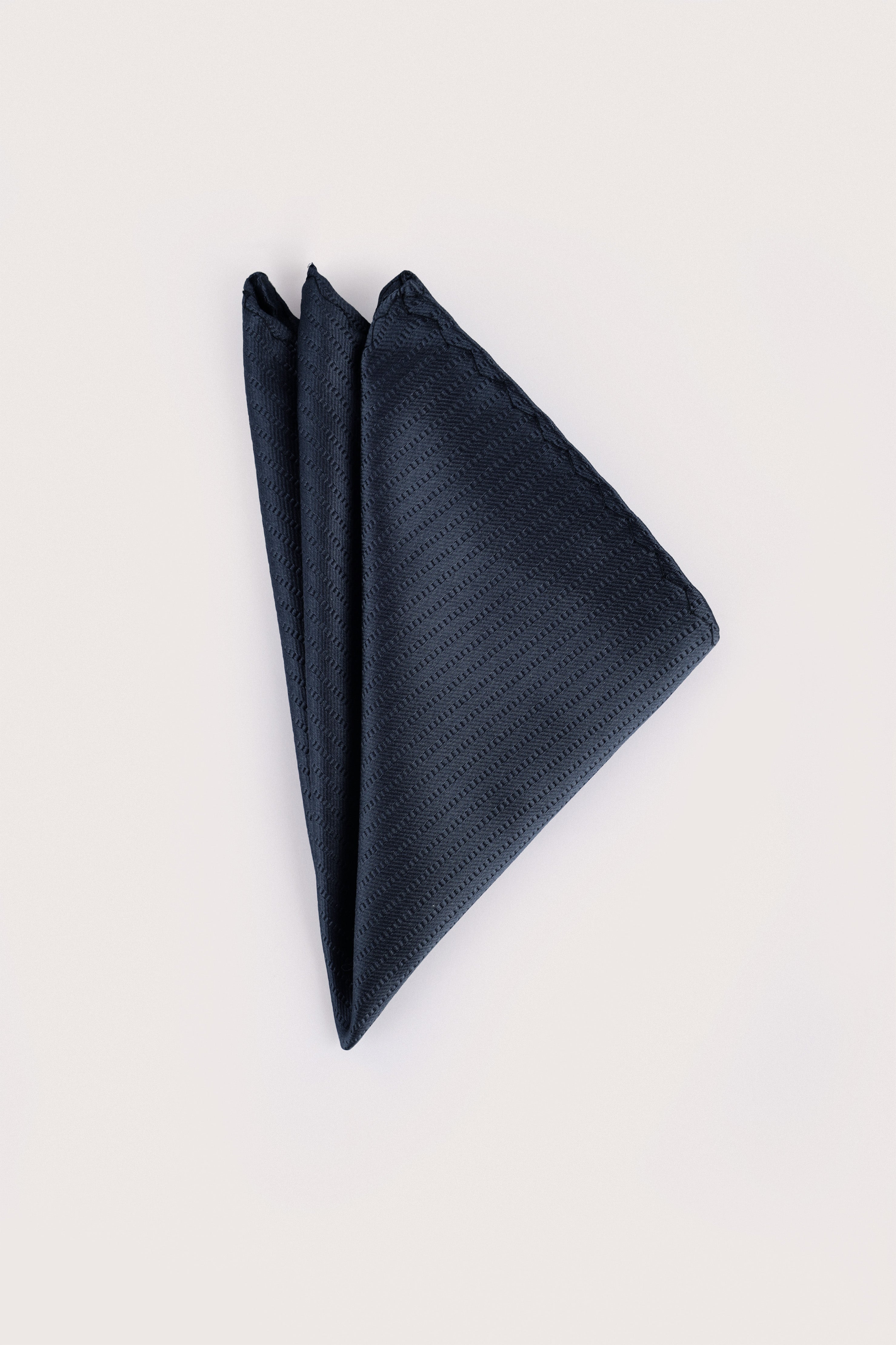Dark Gray Necktie with Handkerchief - De Backers - 2
