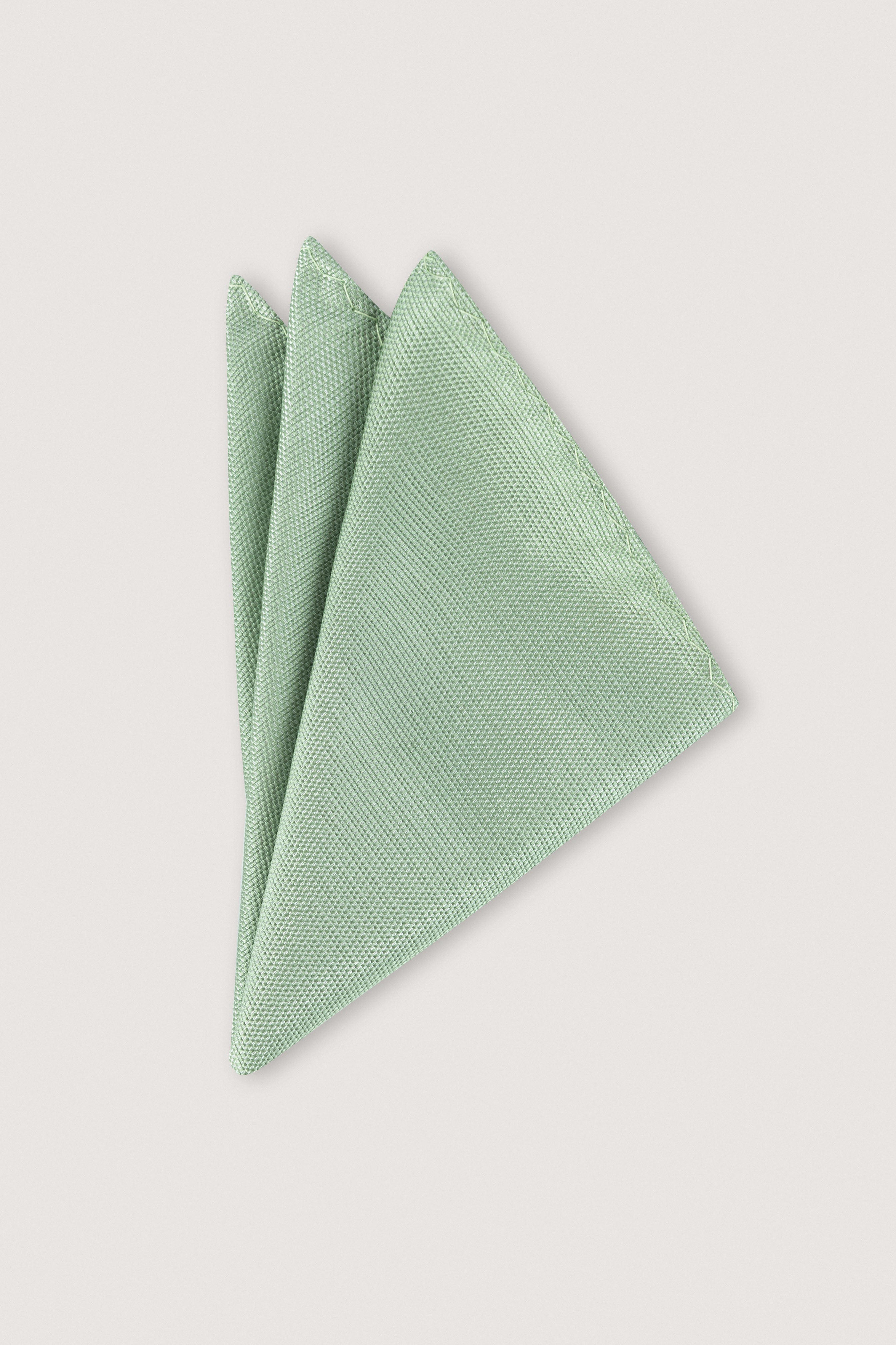 Traditional Mint Necktie with Handkerchief
