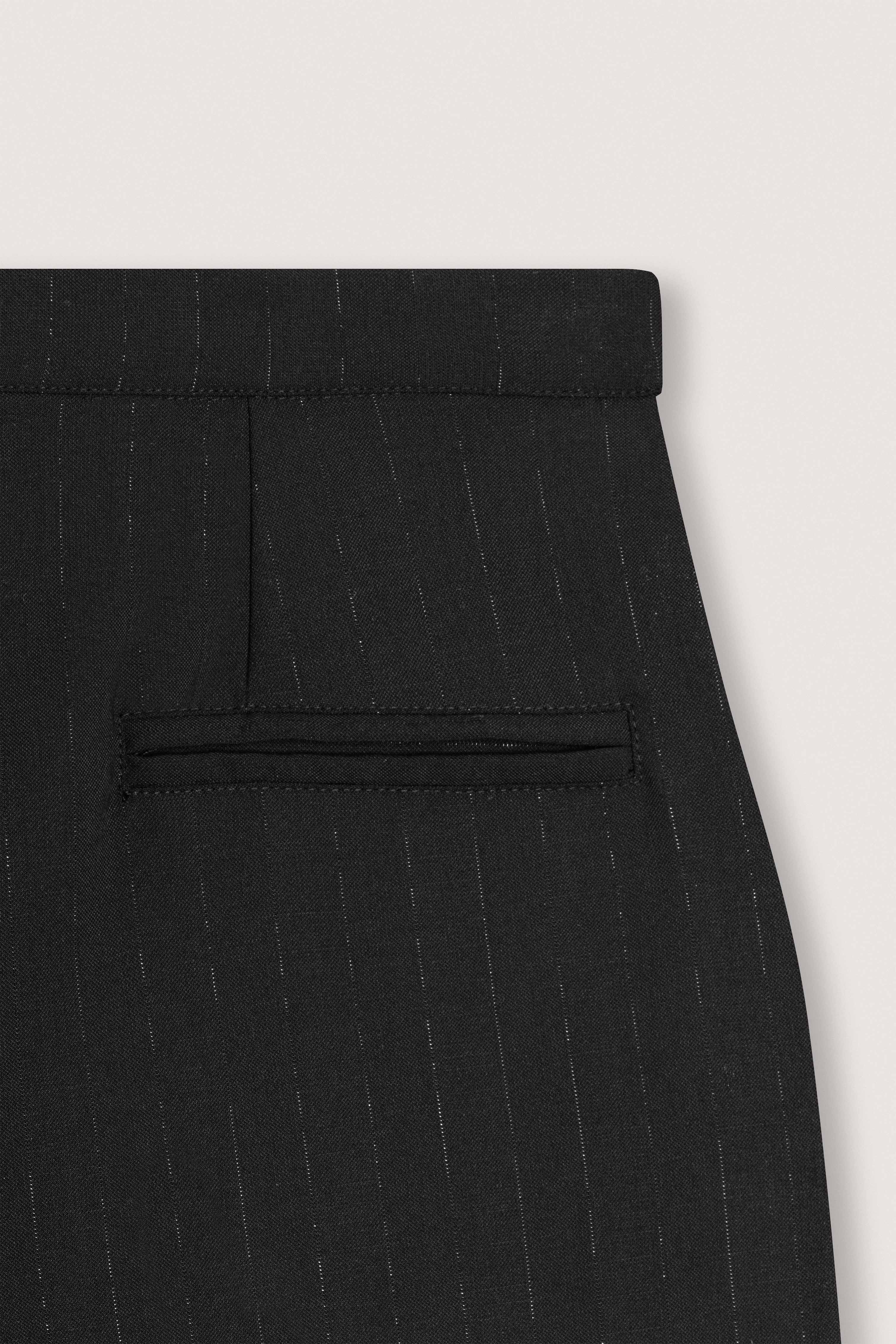 Black Textured Classic Women's Suit
