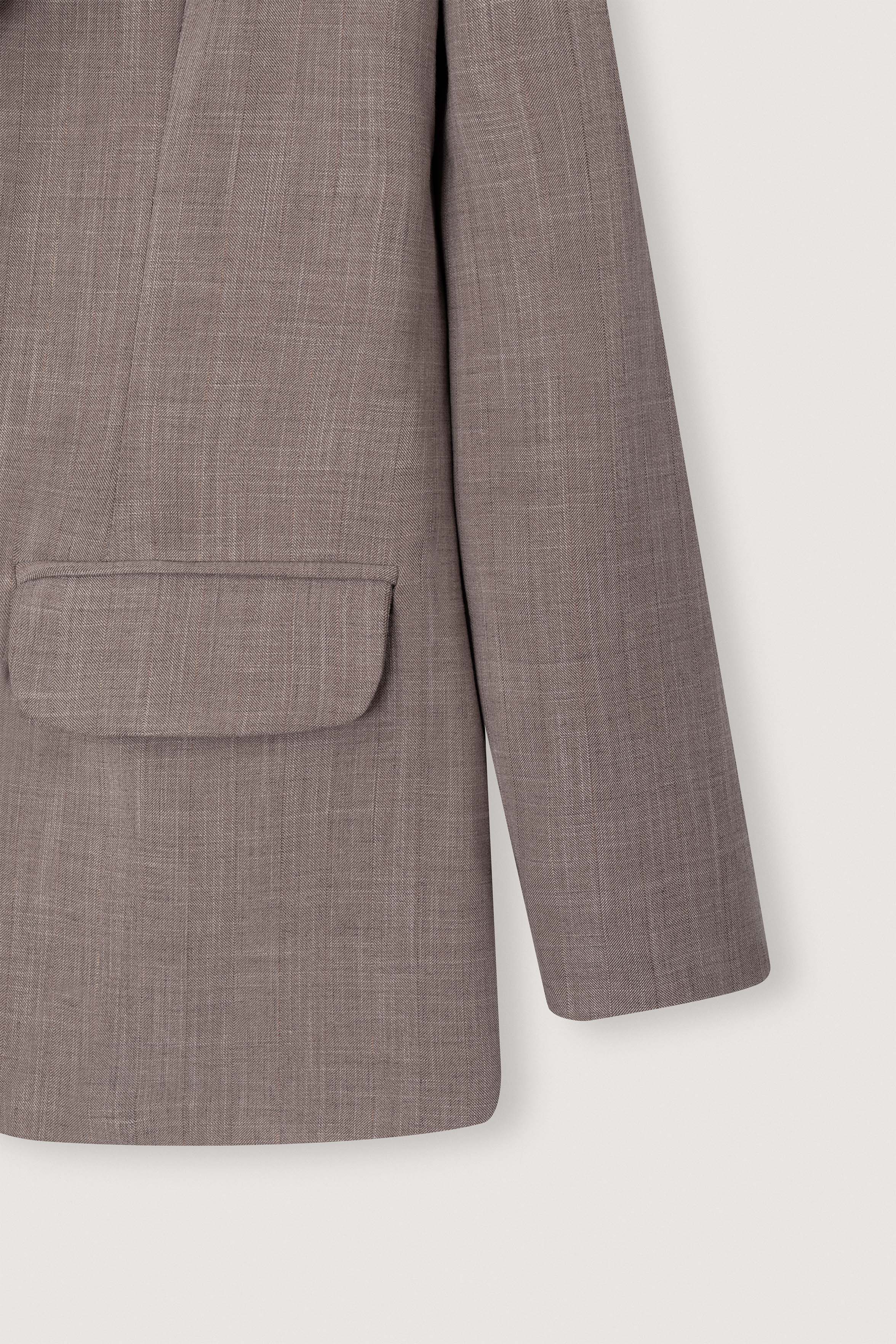 Light Brown Textured Classic Women's Suit