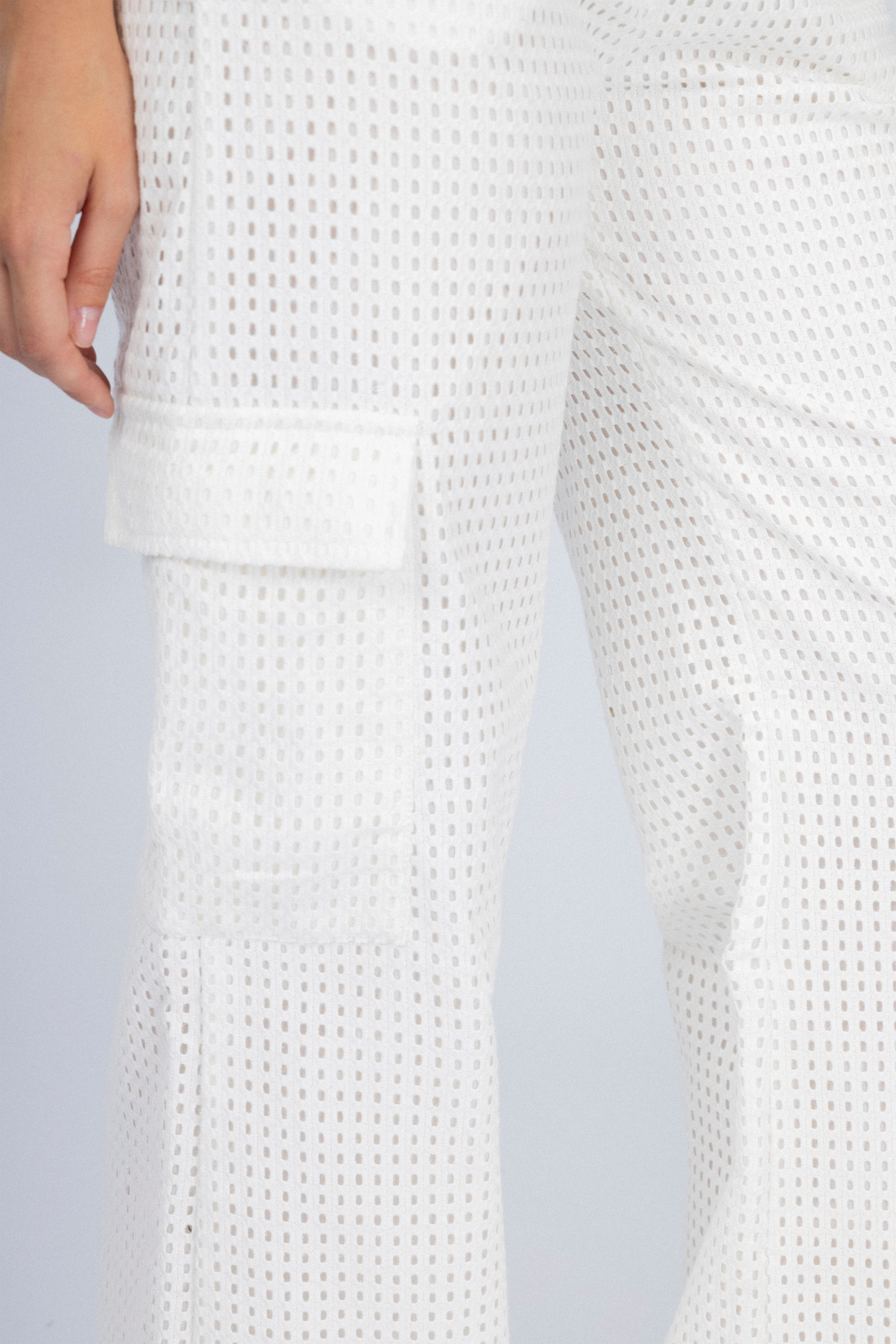 Jacquard White Women's Suit