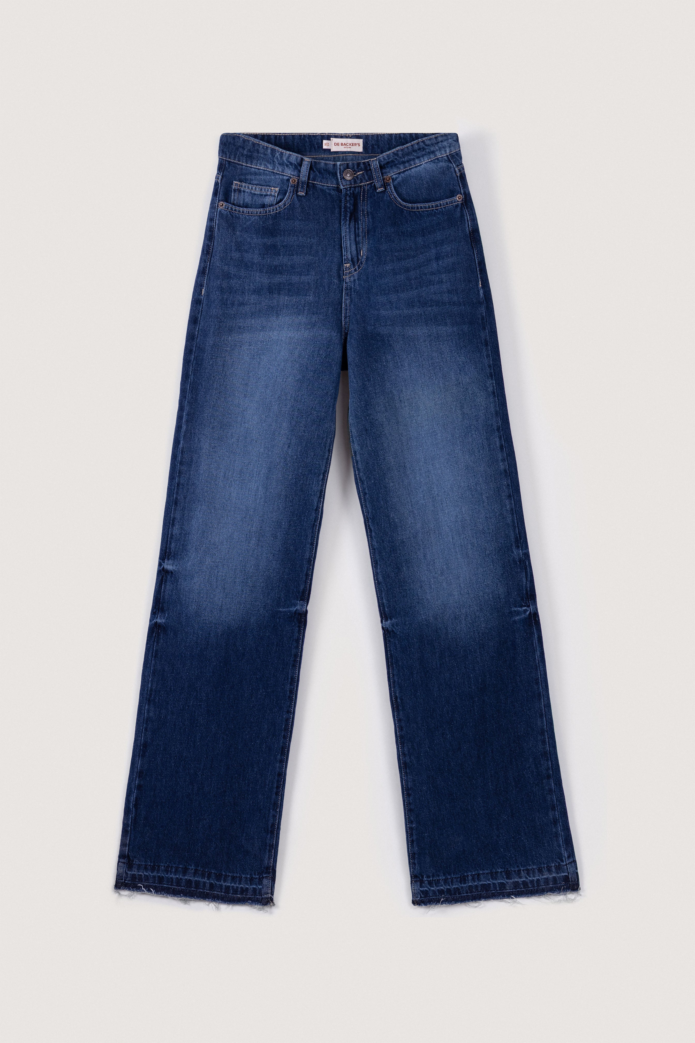 Navy Blue wash Straight Jeans