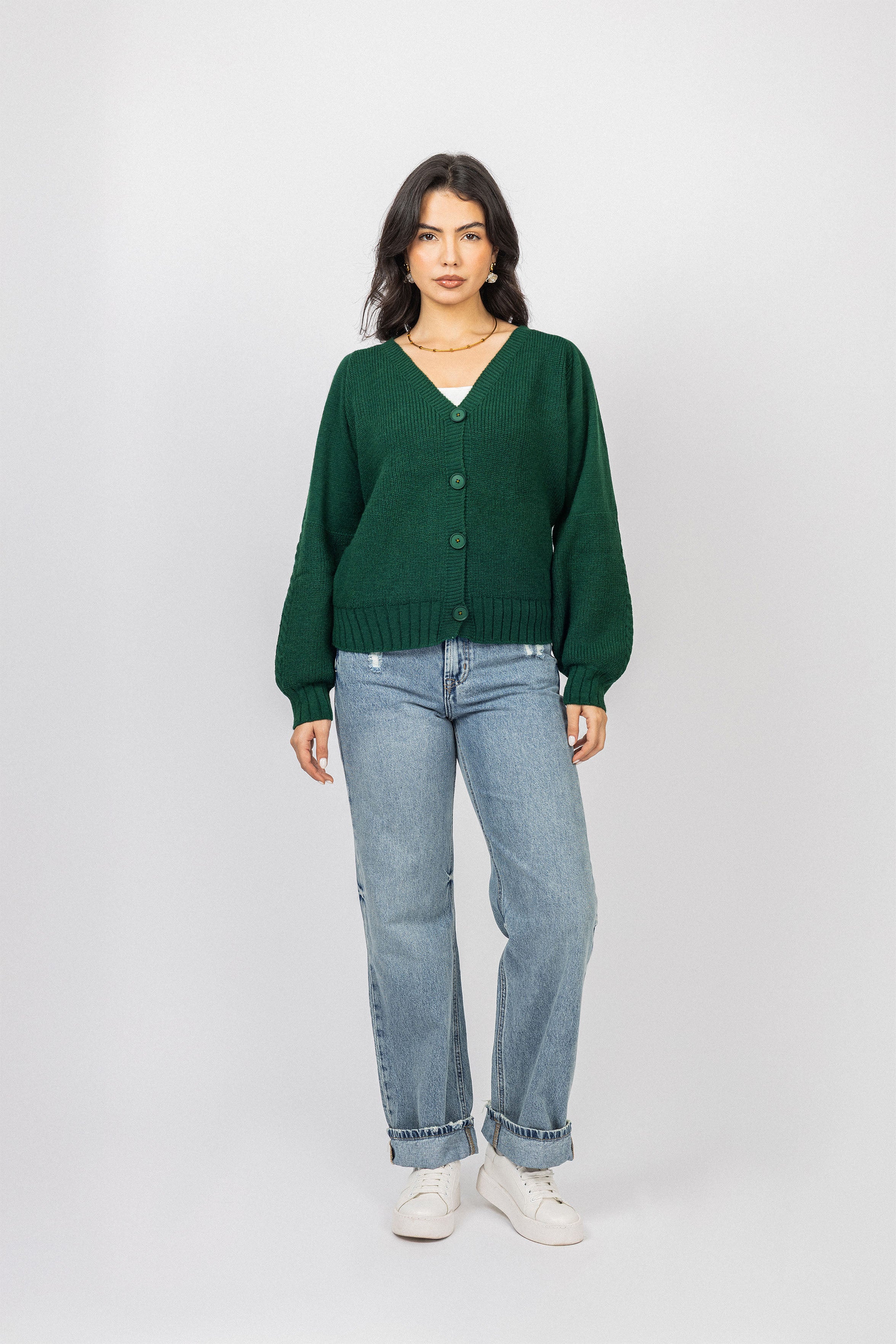 Light Blue Washed Straight Jeans