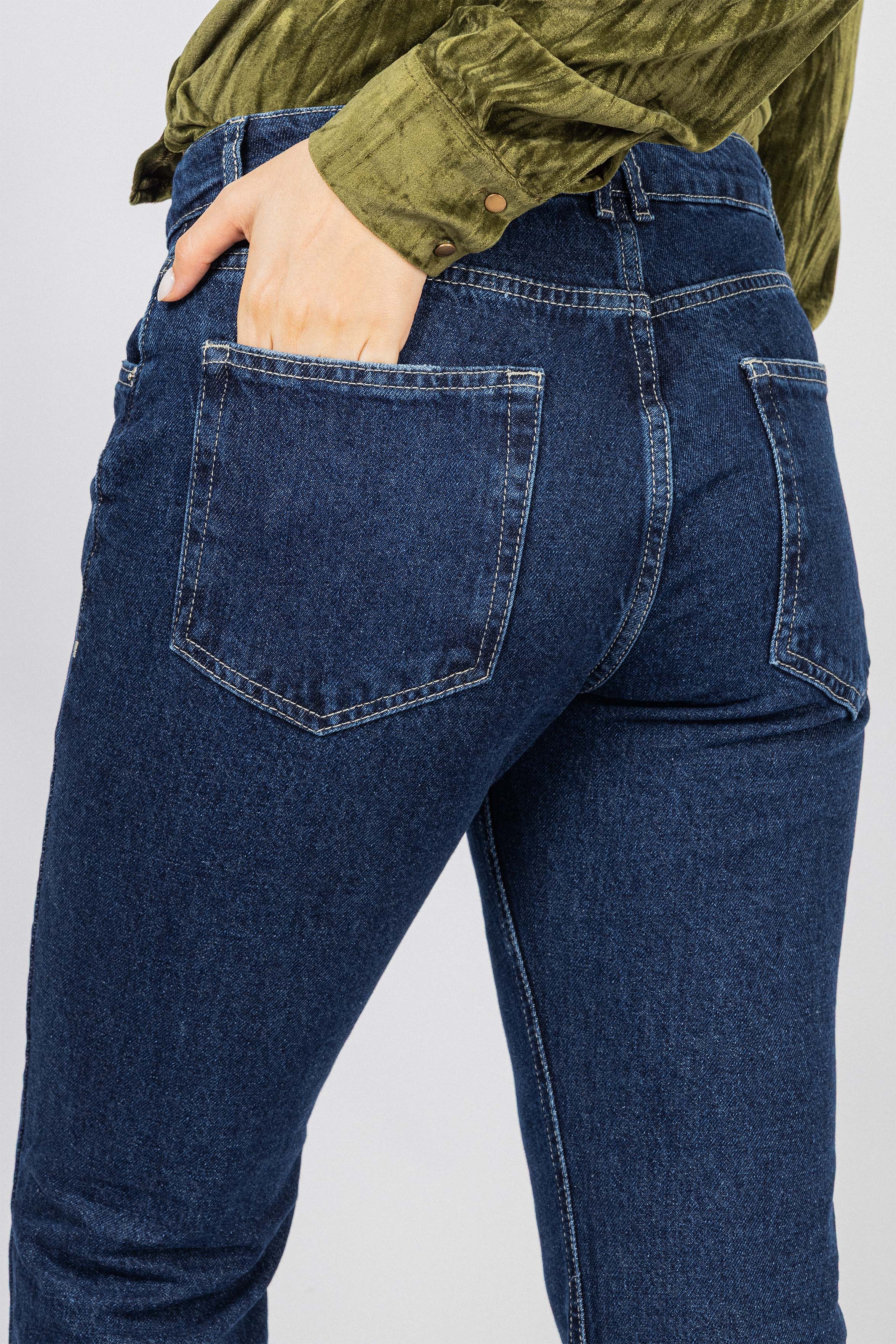 Dark Navy Washed Bootcut Jeans