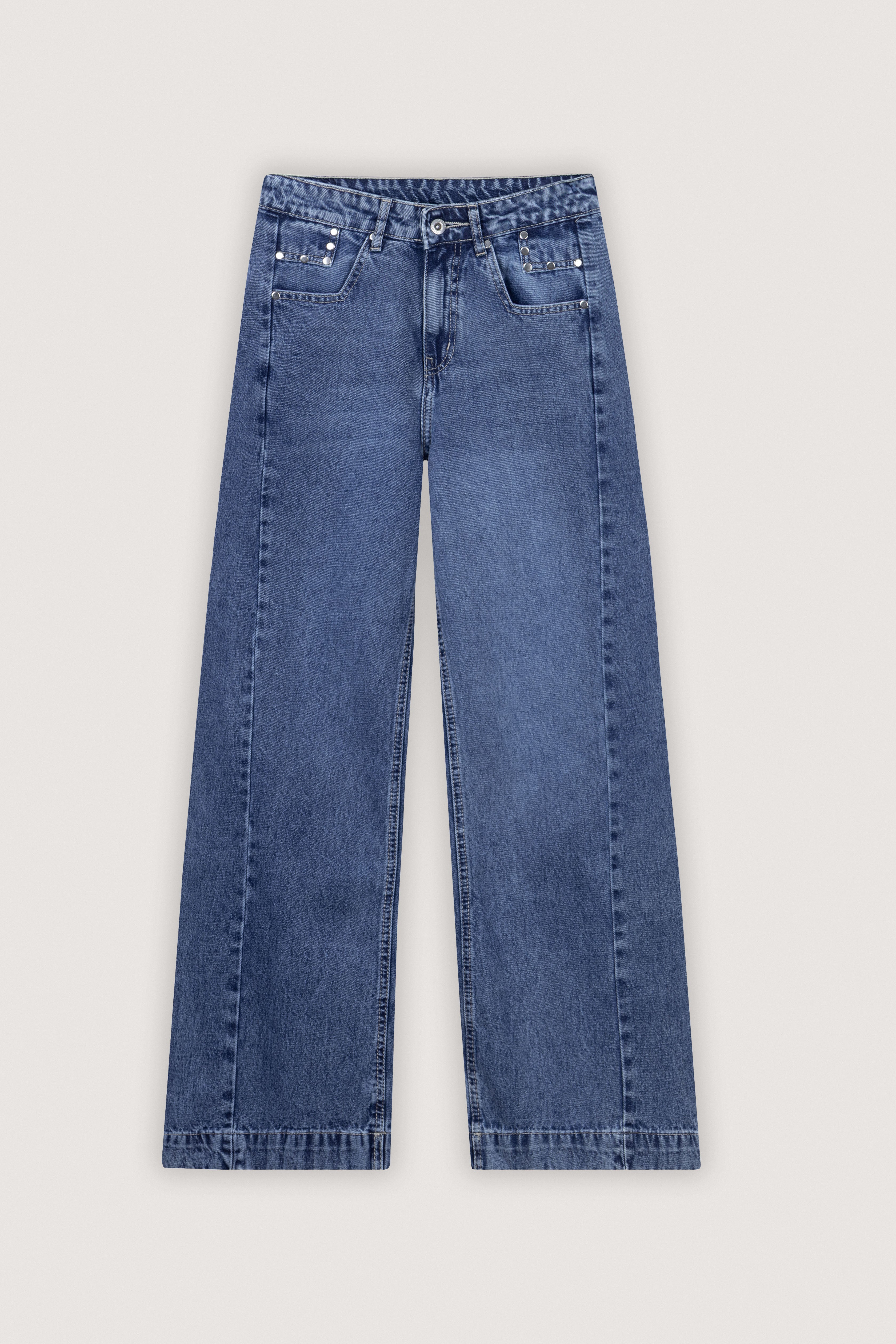 Original Blue Washed wide leg Jeans