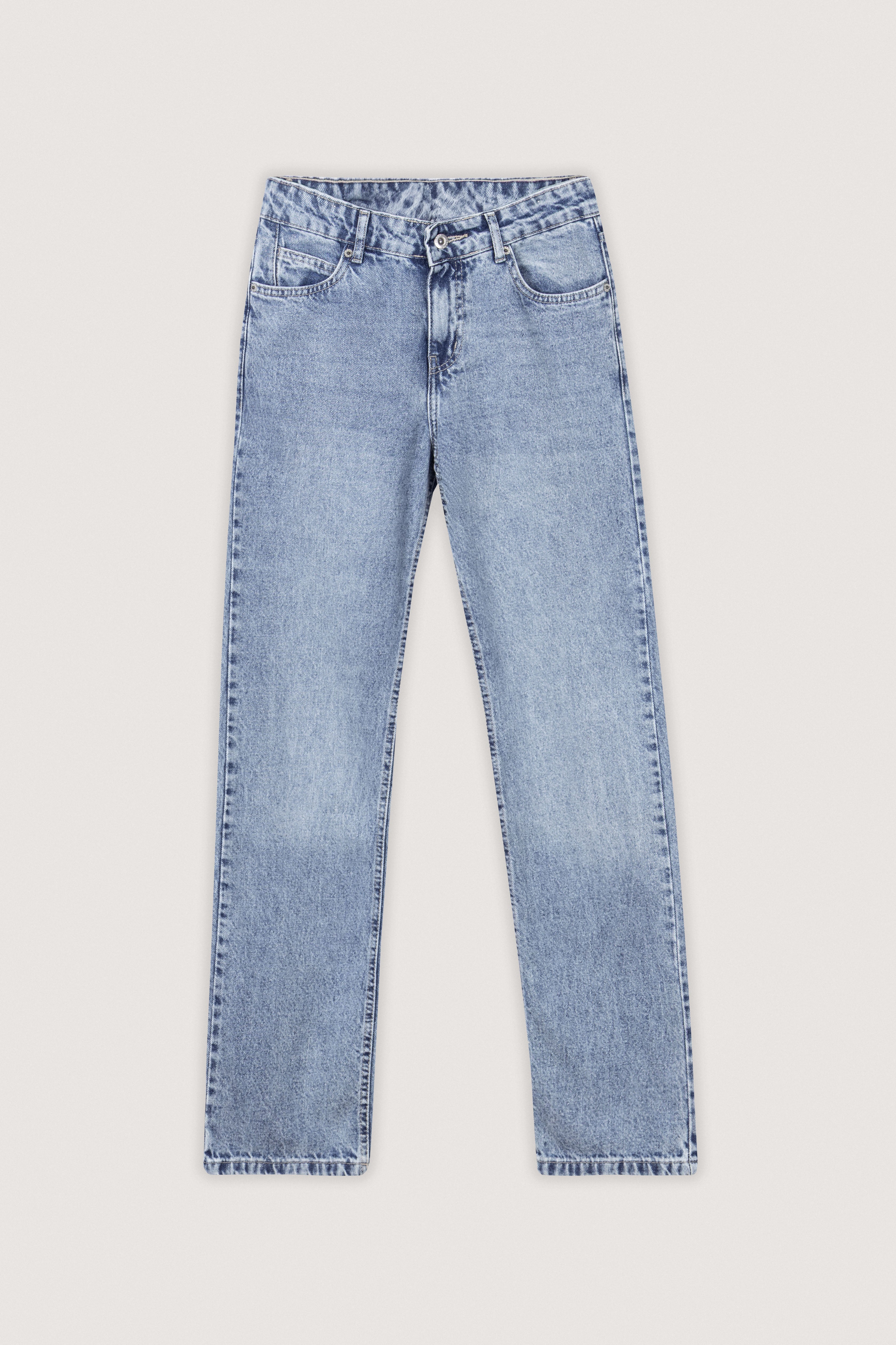 Light Blue wash Straight Jeans