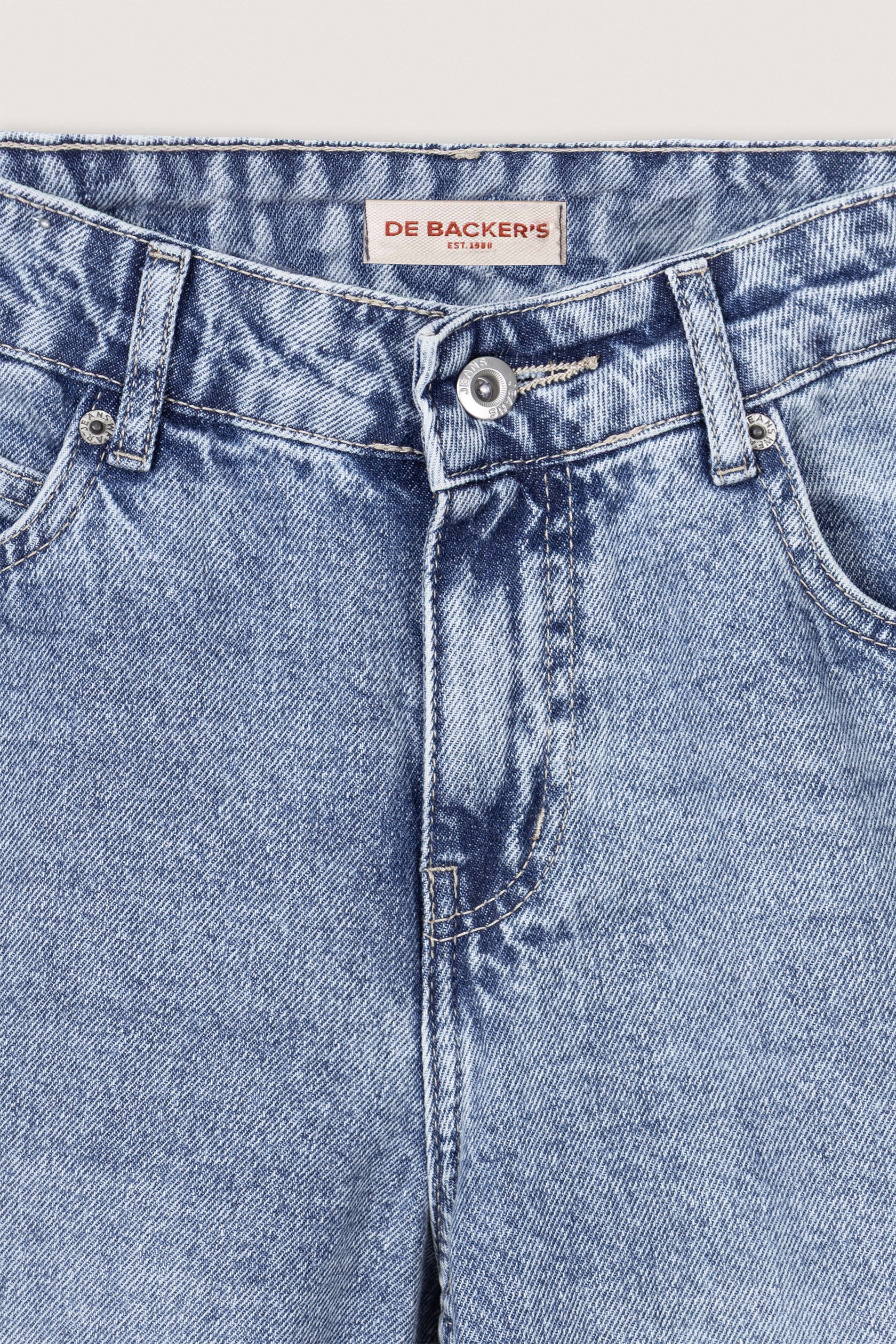 Light Blue wash Straight Jeans