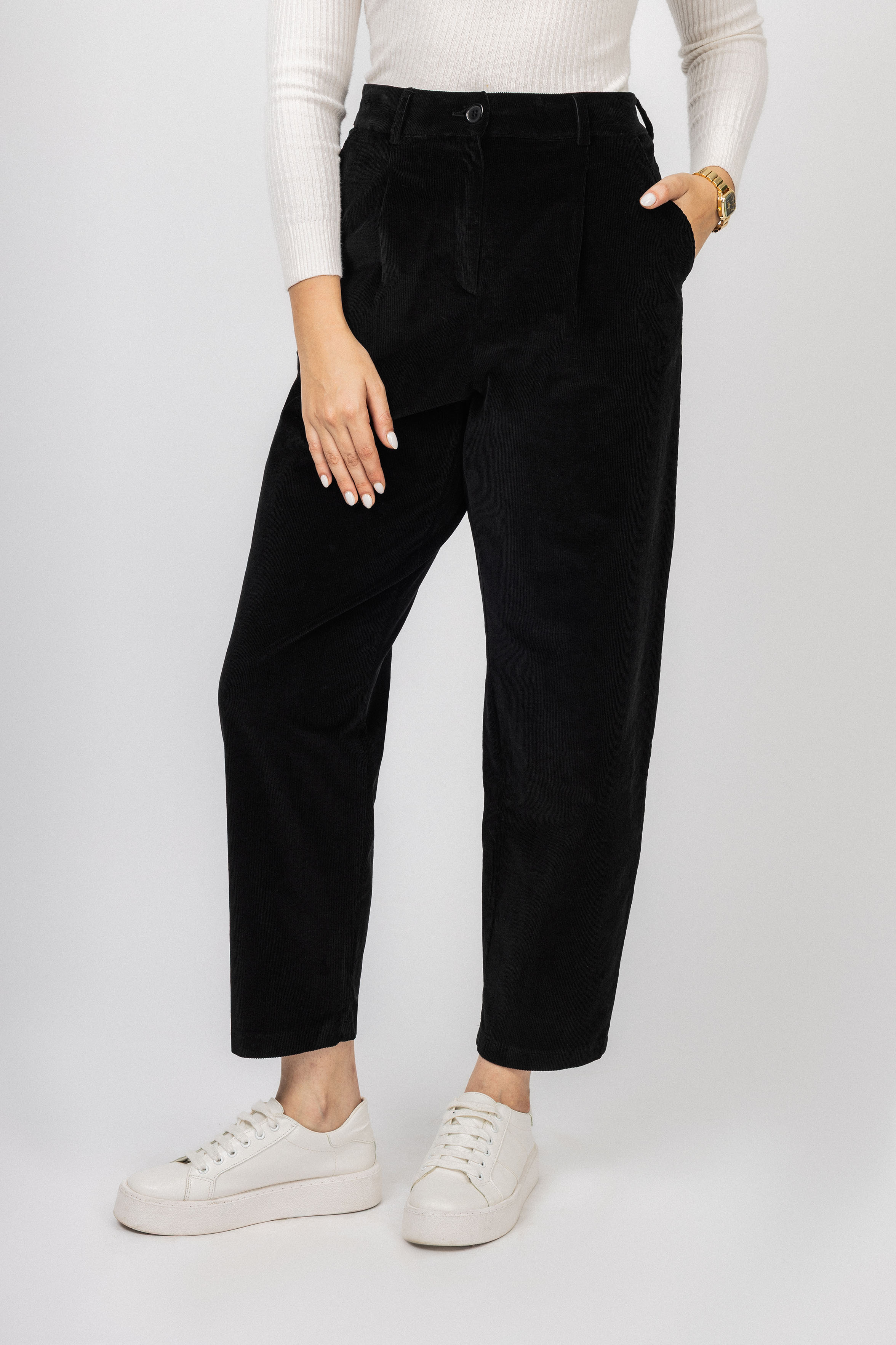 Black corduroy Velvet Pants