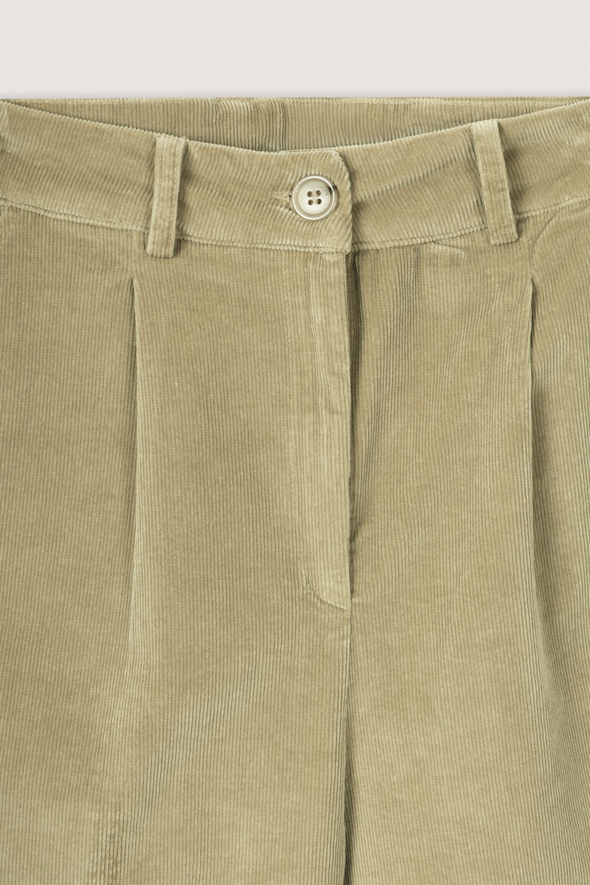 Beige Corduroy Velvet Pants - De Backers - 6