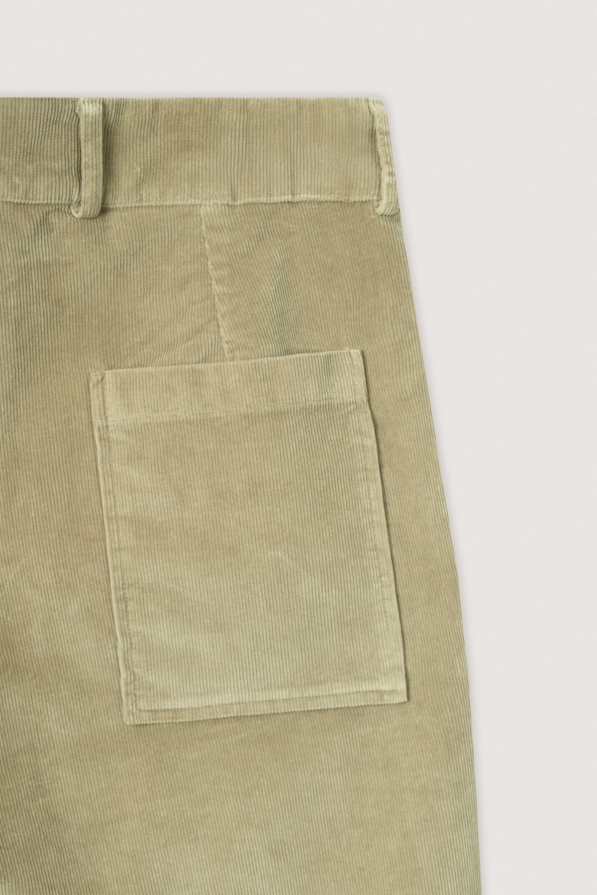 Beige Corduroy Velvet Pants - De Backers - 8