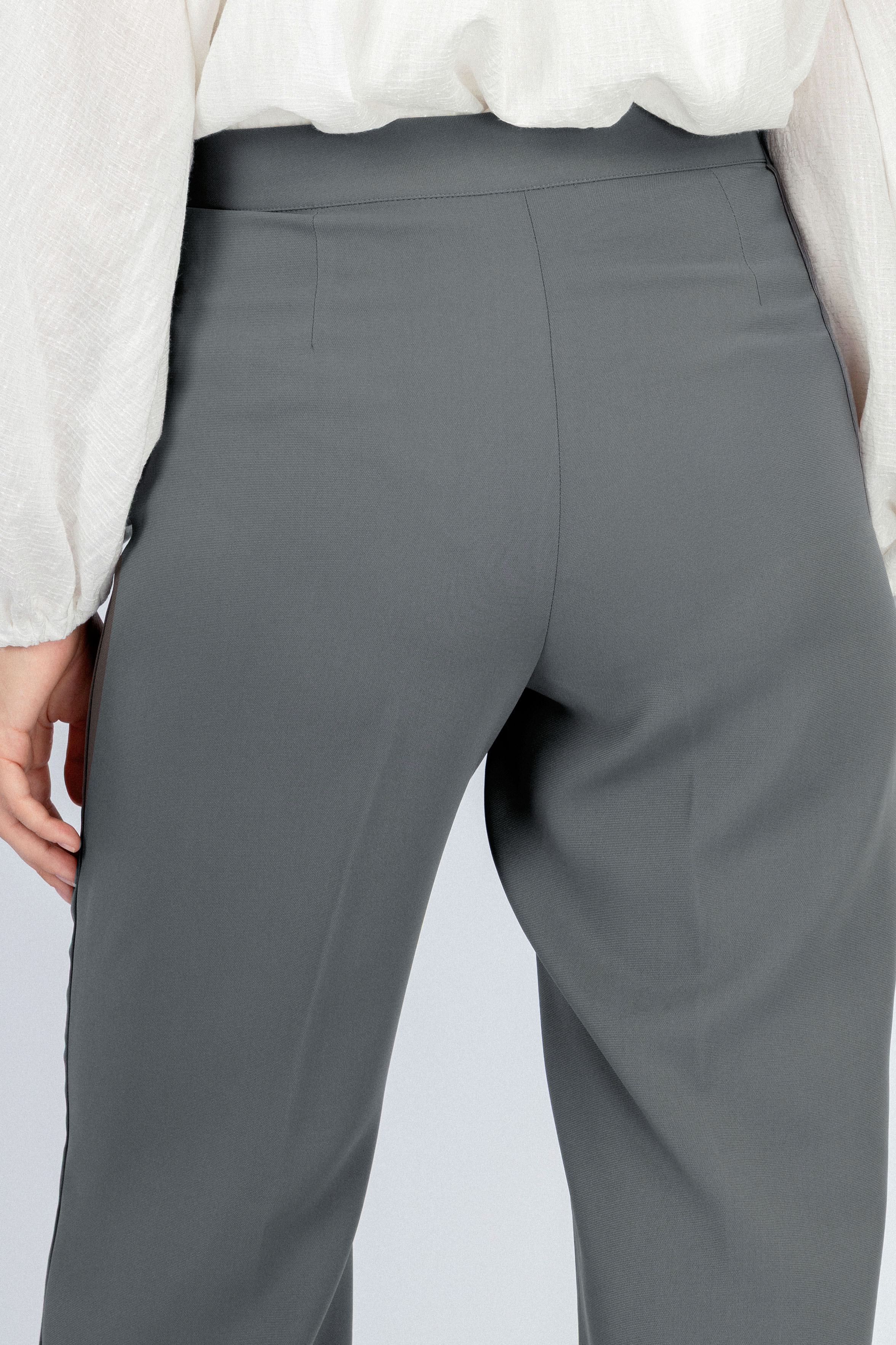 Women's Light Gray Classic Pants