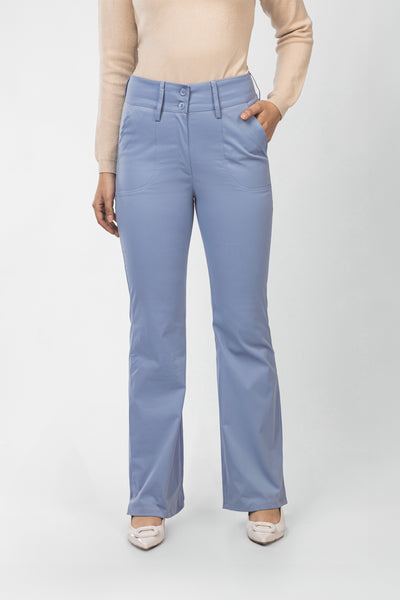 Bootcut Light Blue Classic Pants