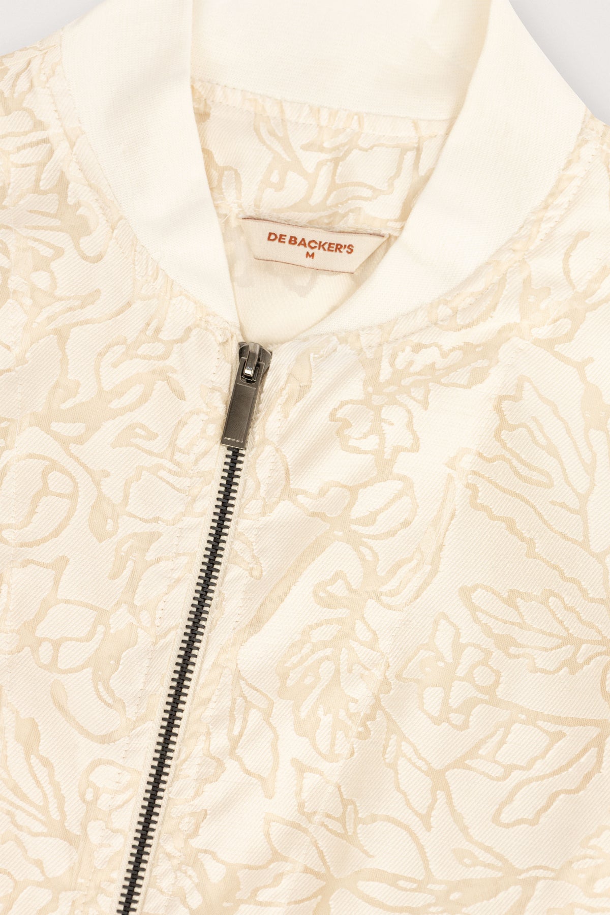 Off-White Jacquard Chiffon Jacket