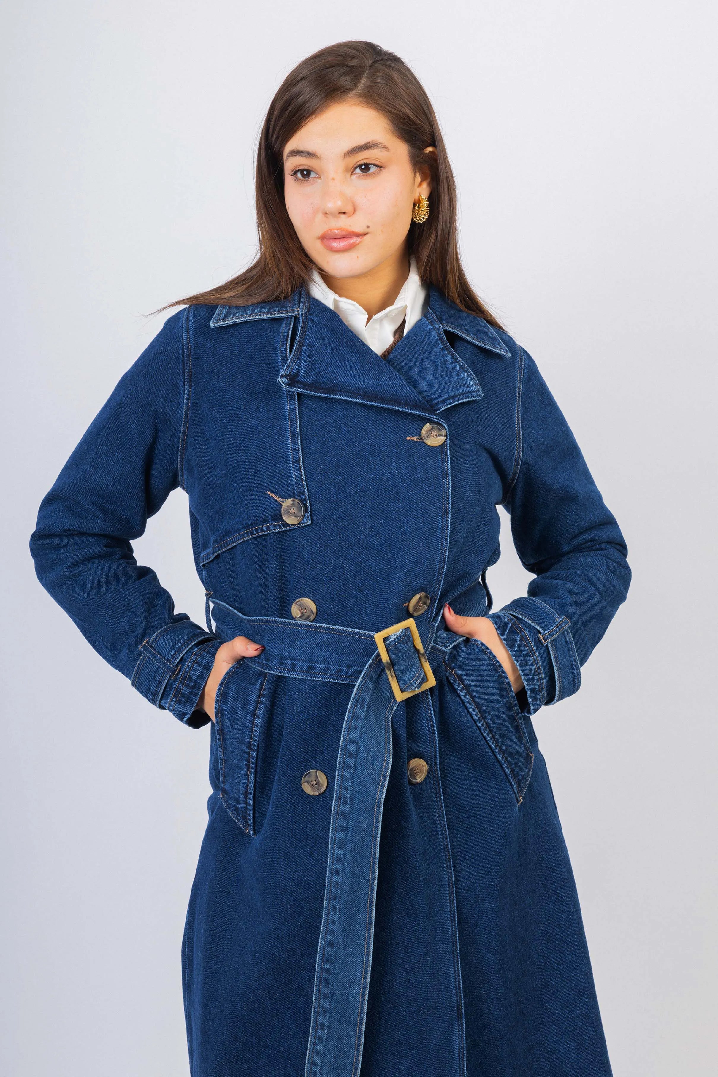 Blue Jeans Full length Coat