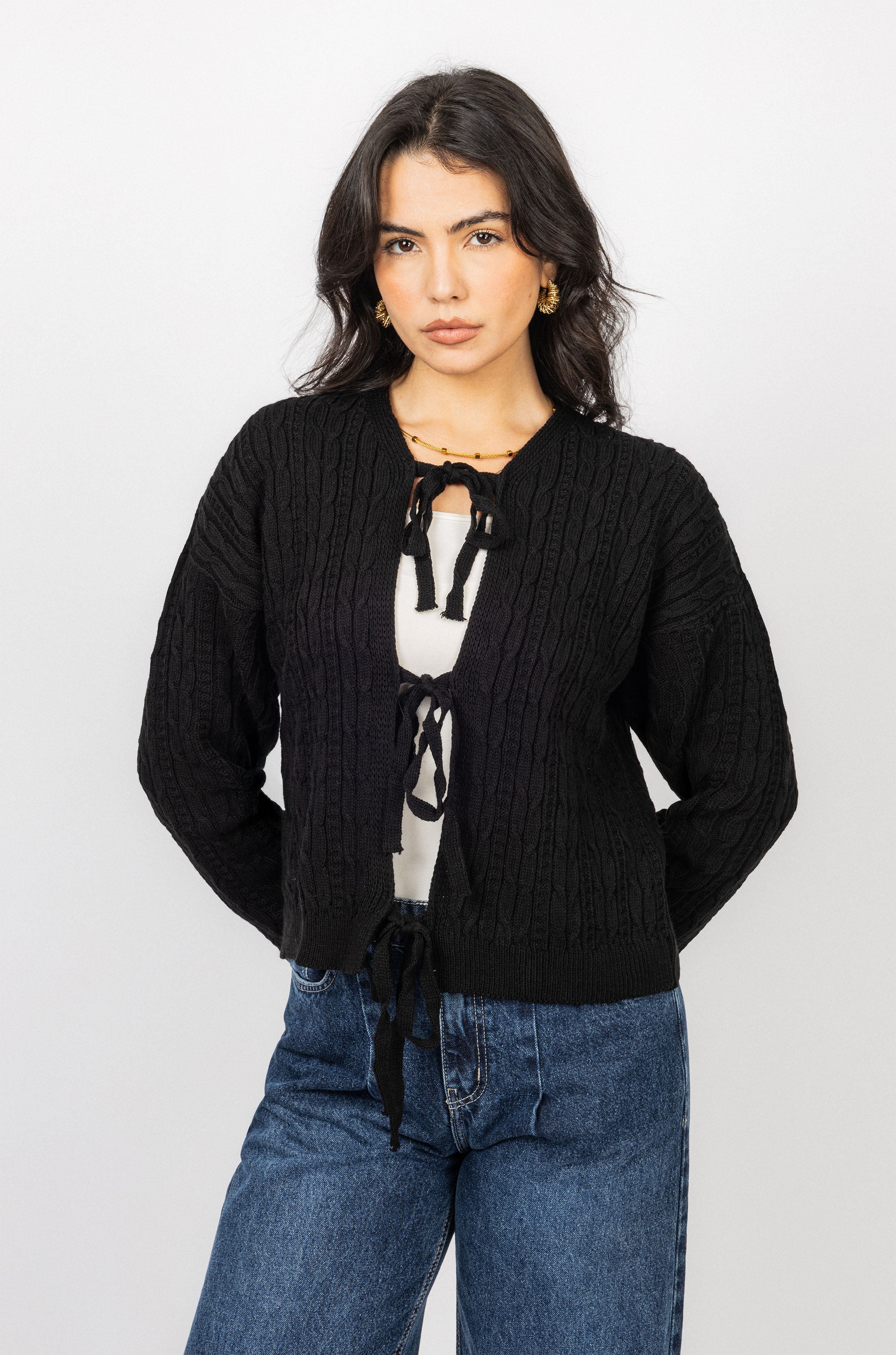 Black Knitted Jacket
