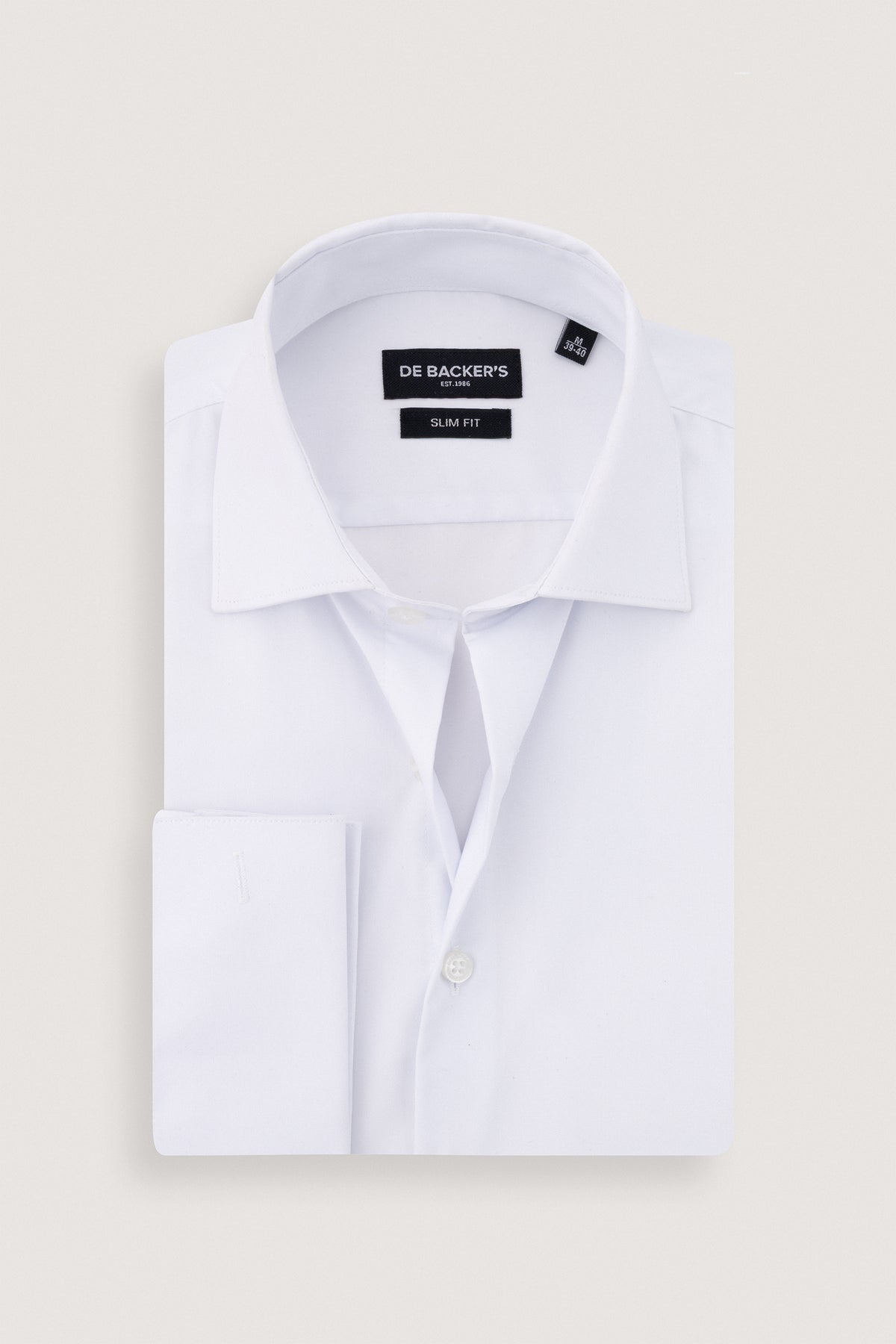 Men's Shirt Egypt - White Bamboo Slim Cuff Shirt - 1