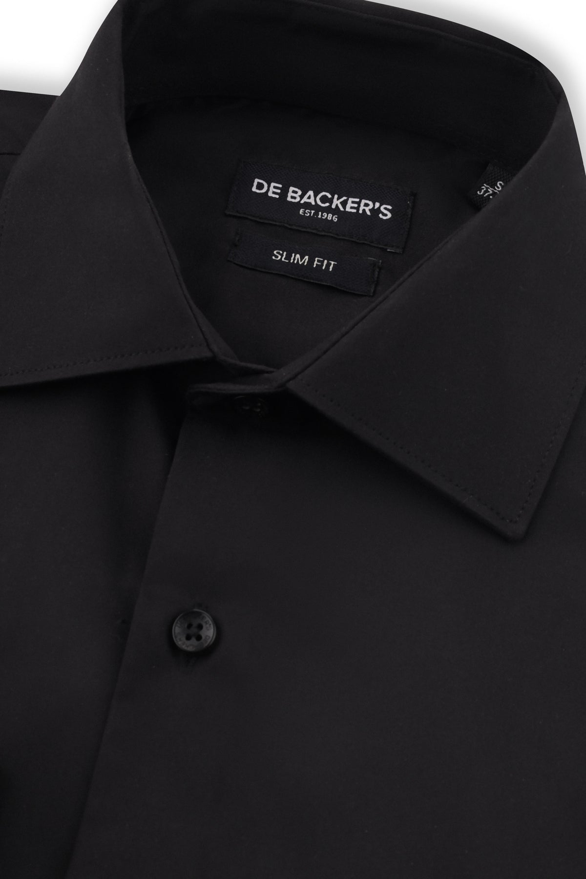 Men's Shirt Egypt - Black Bamboo Slim Cuff Shirt - 2