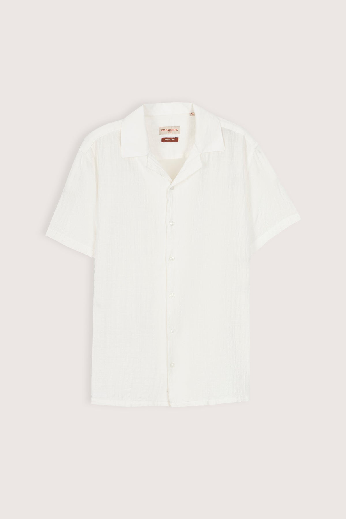 Men's Shirt Egypt - White Casual Half Sleeve Shirt - 1
