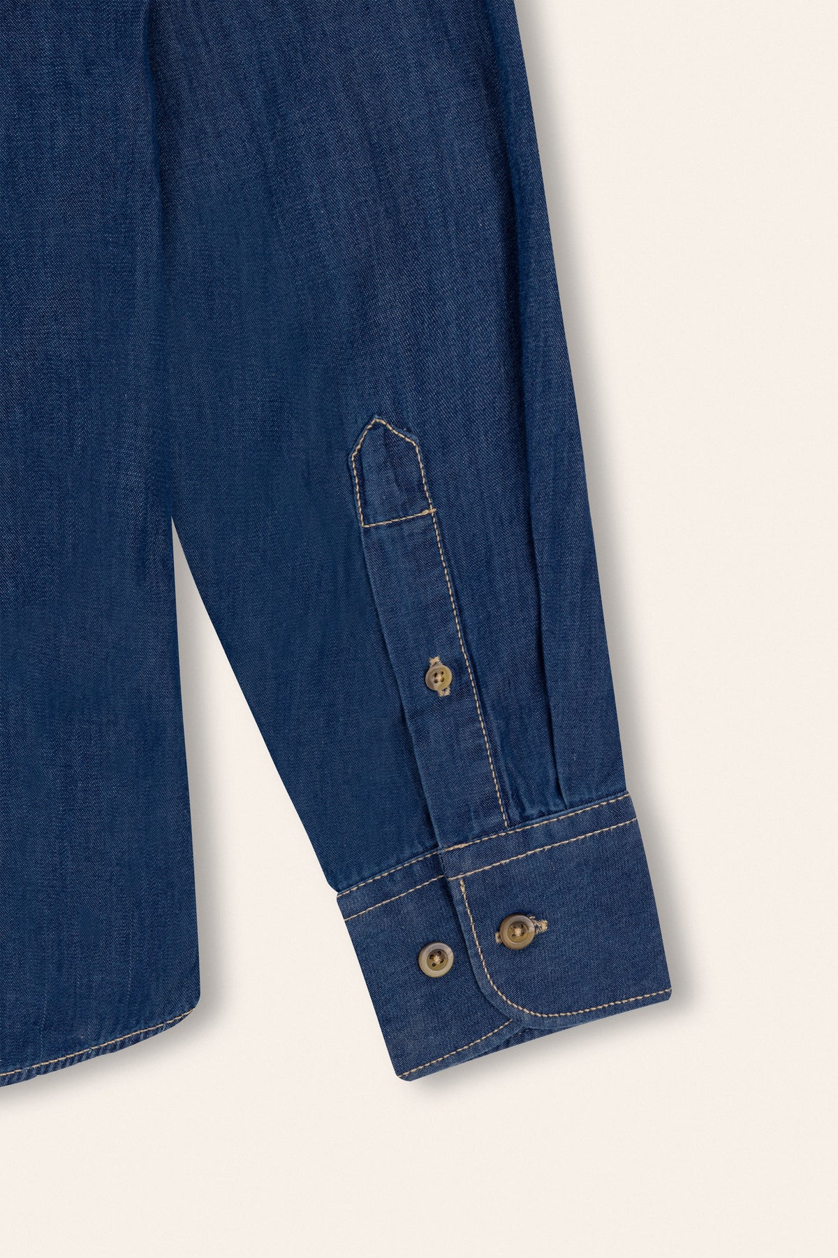Indigo Casual Jeans Shirt - De Backers - 4