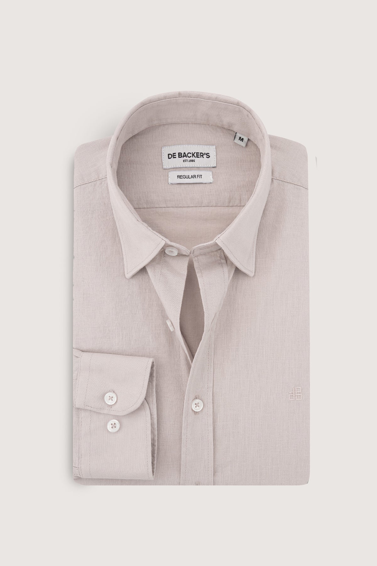 Beige Casual Shirt - De Backers - 1