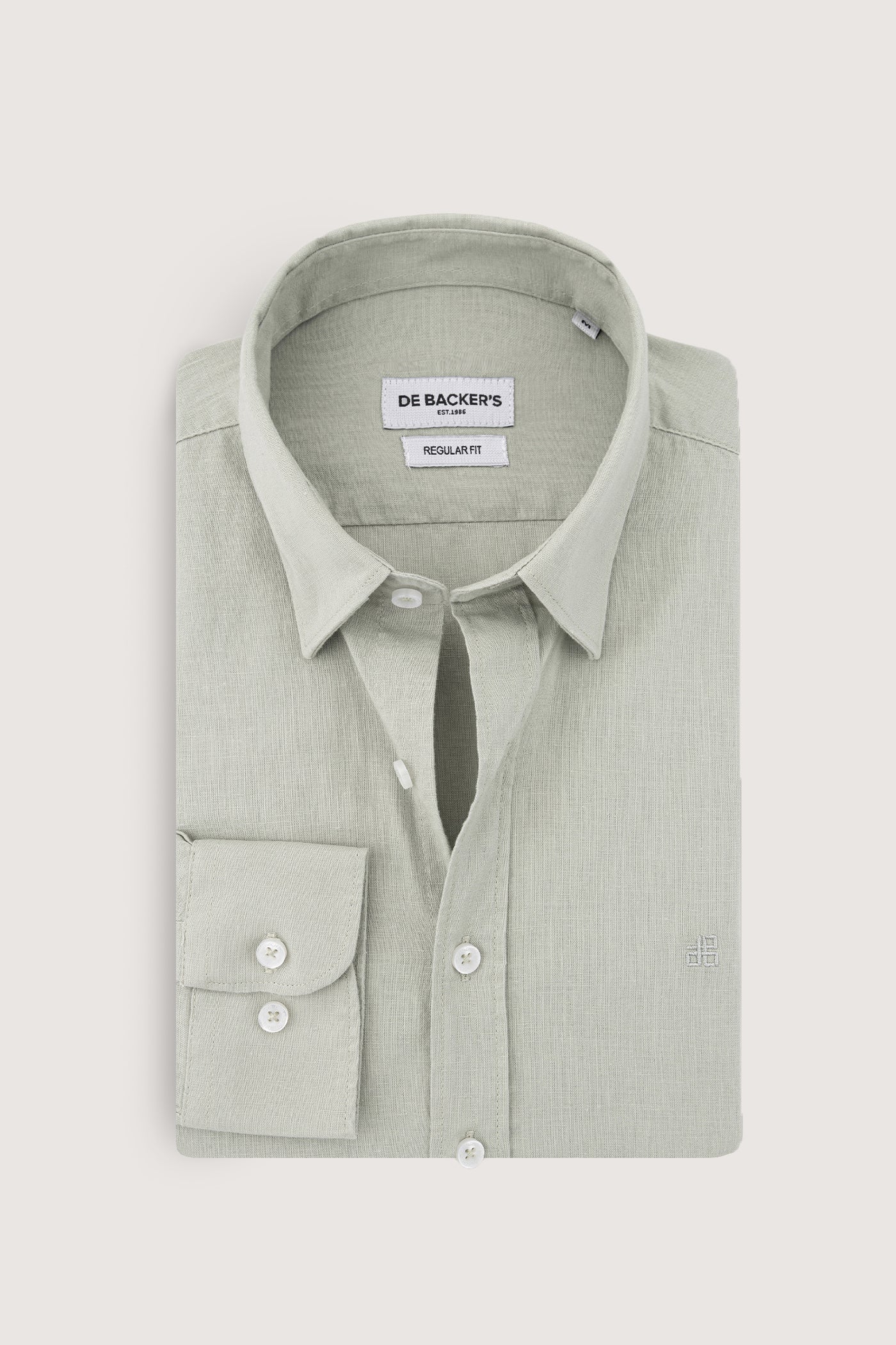 Light Olive Casual Shirt - De Backers - 1