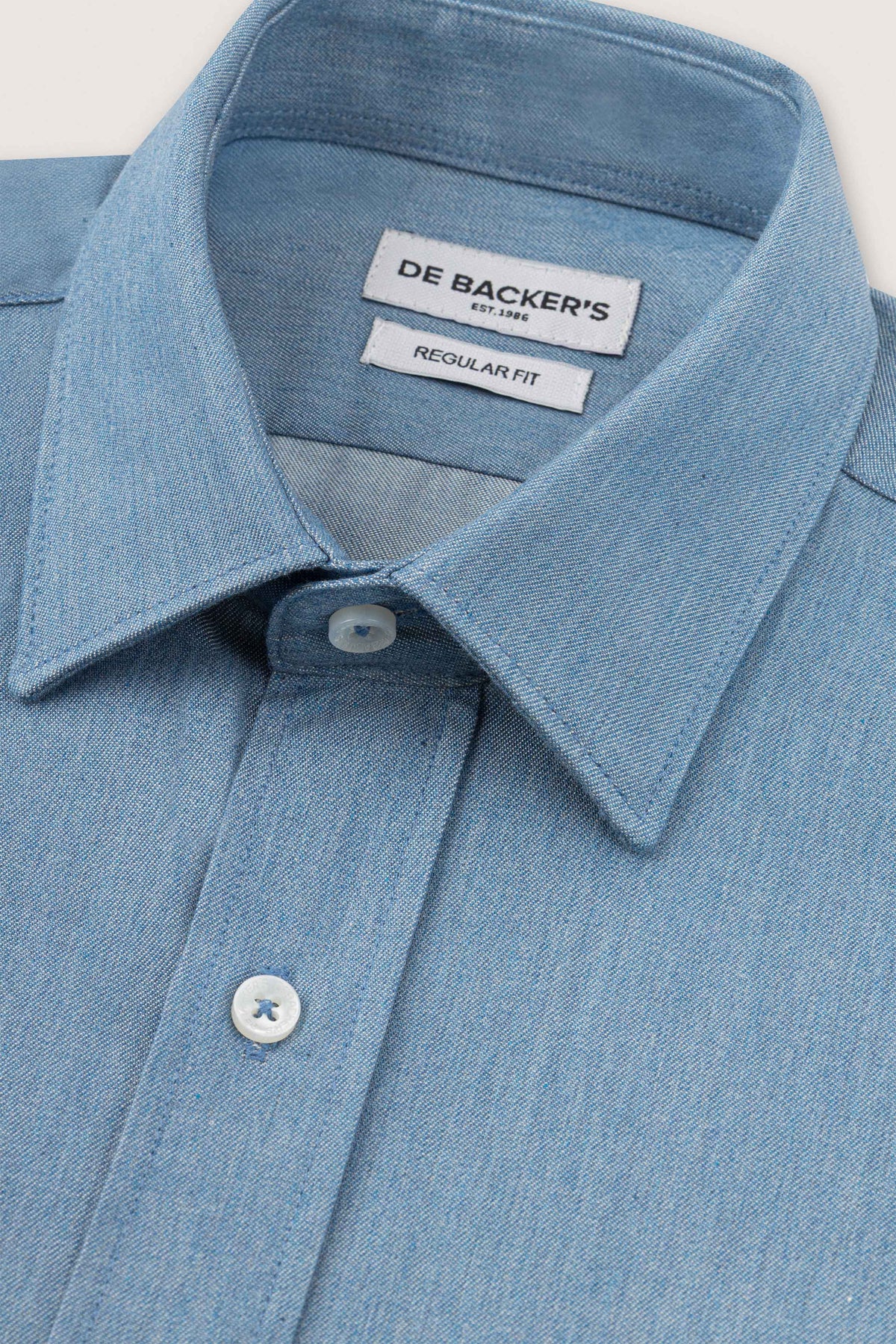 Petrol Blue Casual Shirt - De Backers - 2