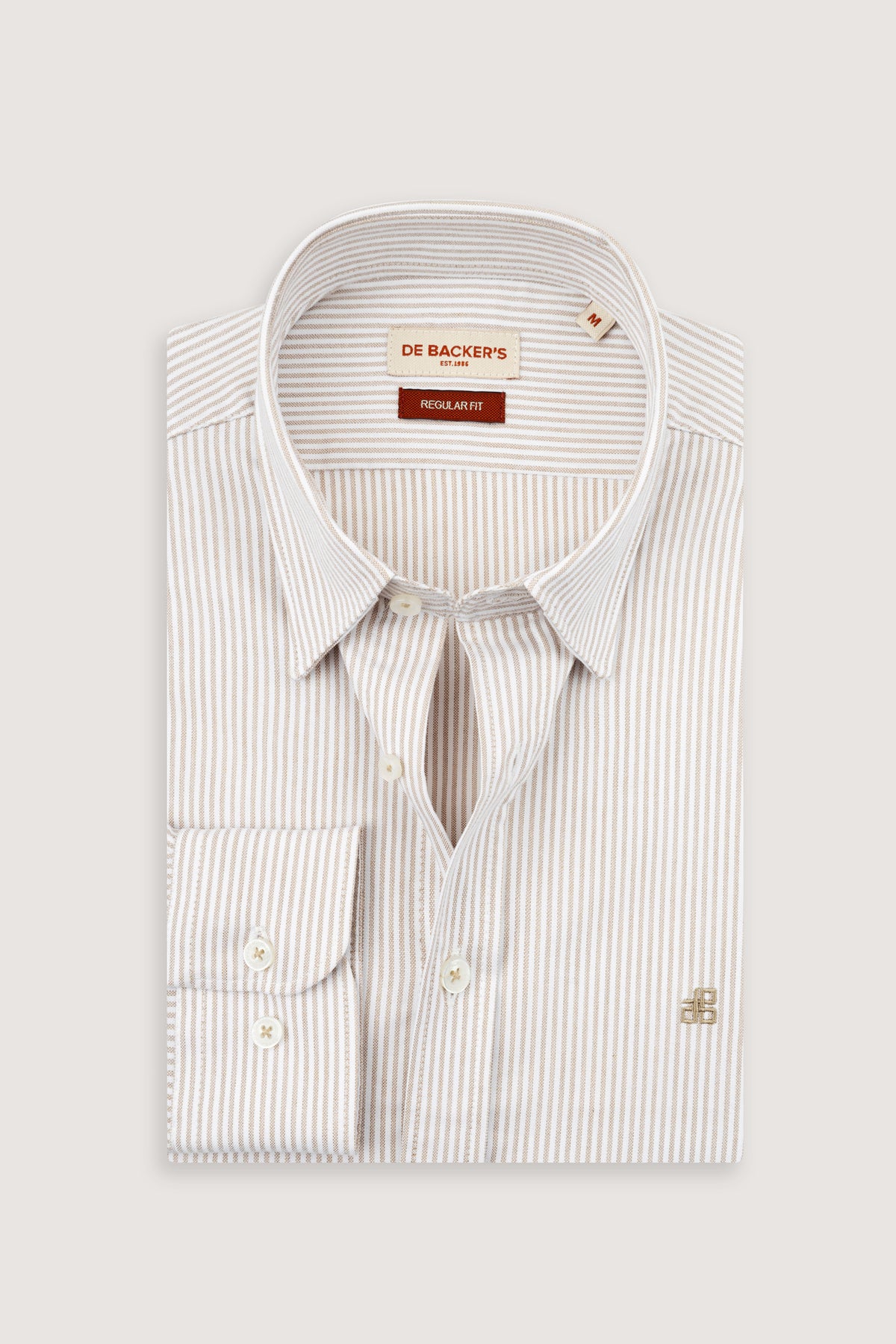 Beige Casual Shirt - De Backers - 1