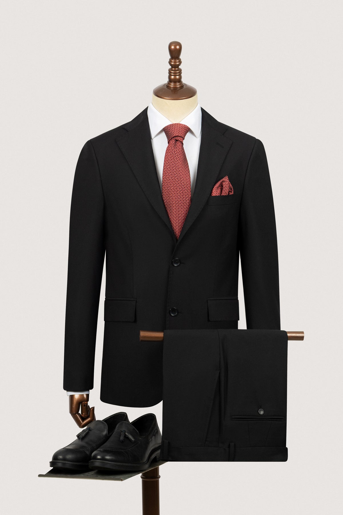 Black Classic Bamboo Suit - De Backers - 1
