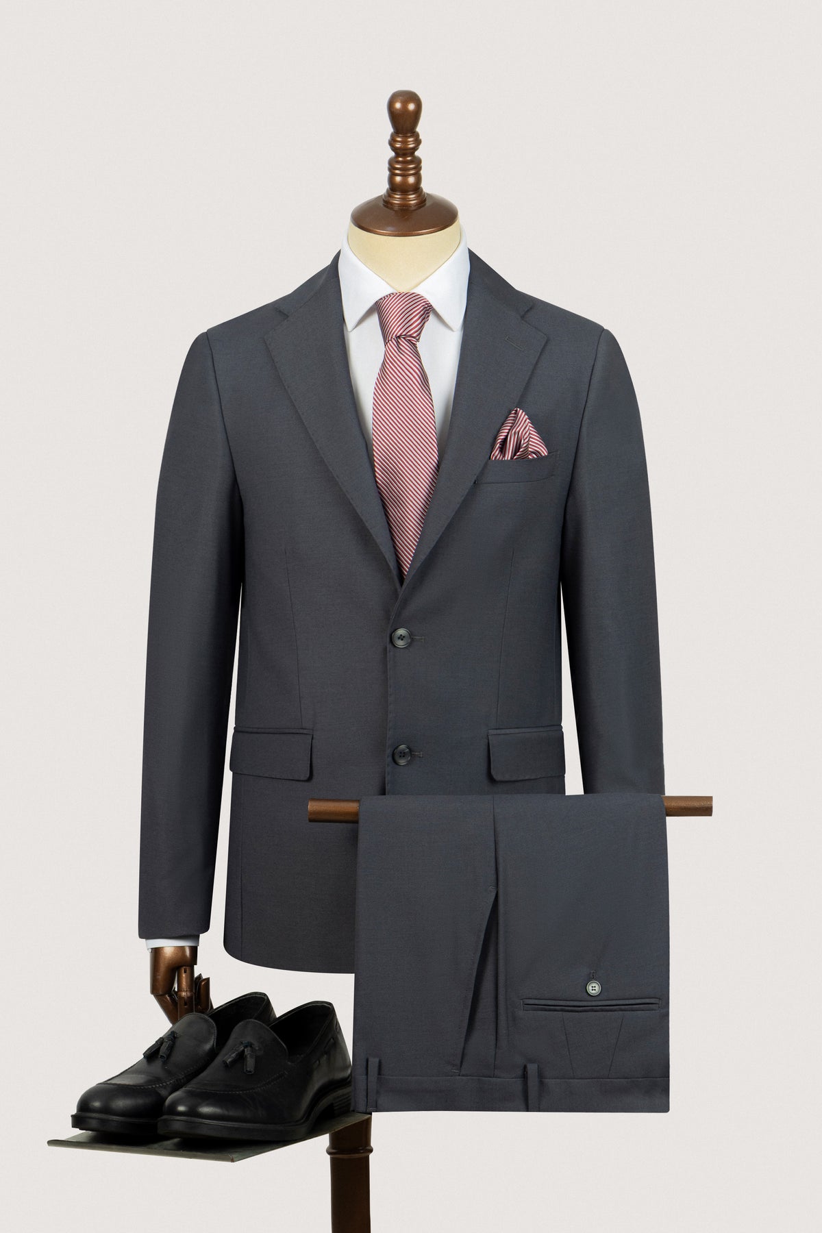 Charcoal Classic Bamboo Suit - De Backers - 1