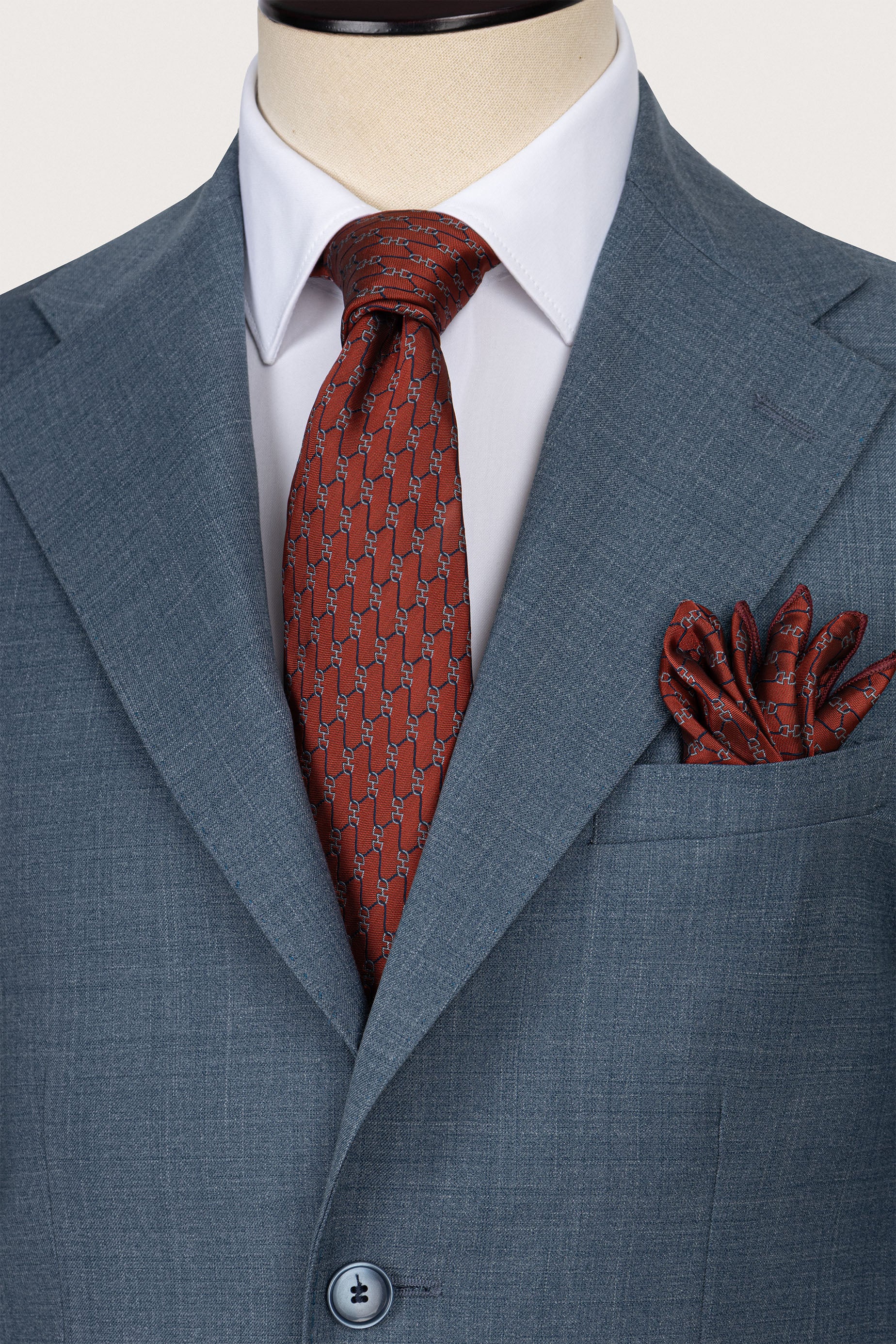 Dark Petrol Blue Casual Suit - De Backers - 2