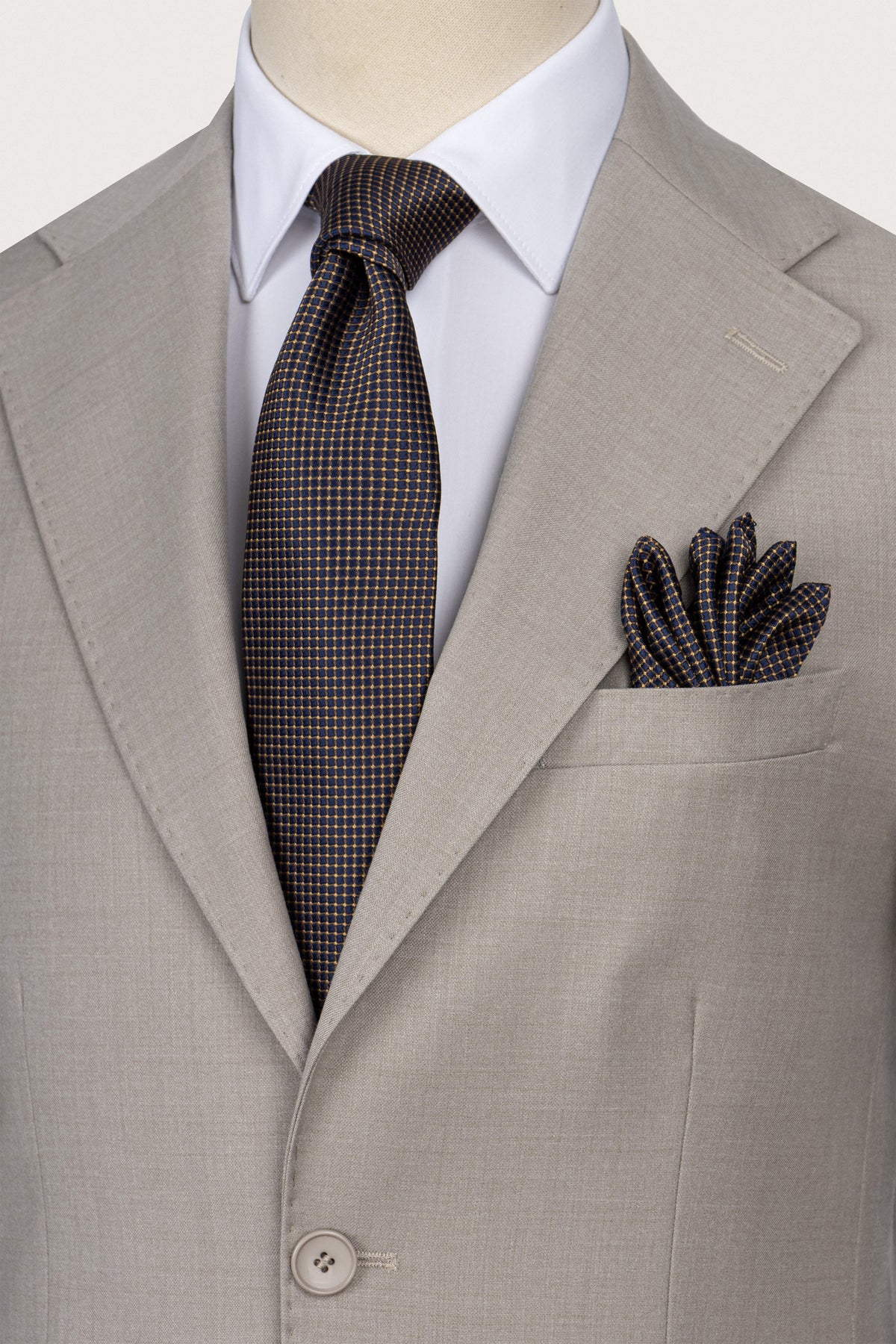 Greige Casual Suit - De Backers - 2