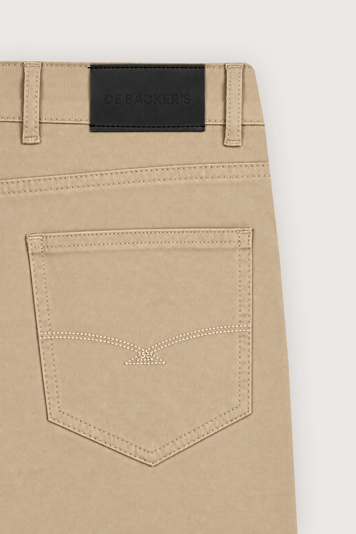 Men's Trousers Egypt - Beige Casual Gabardine Pants - 3