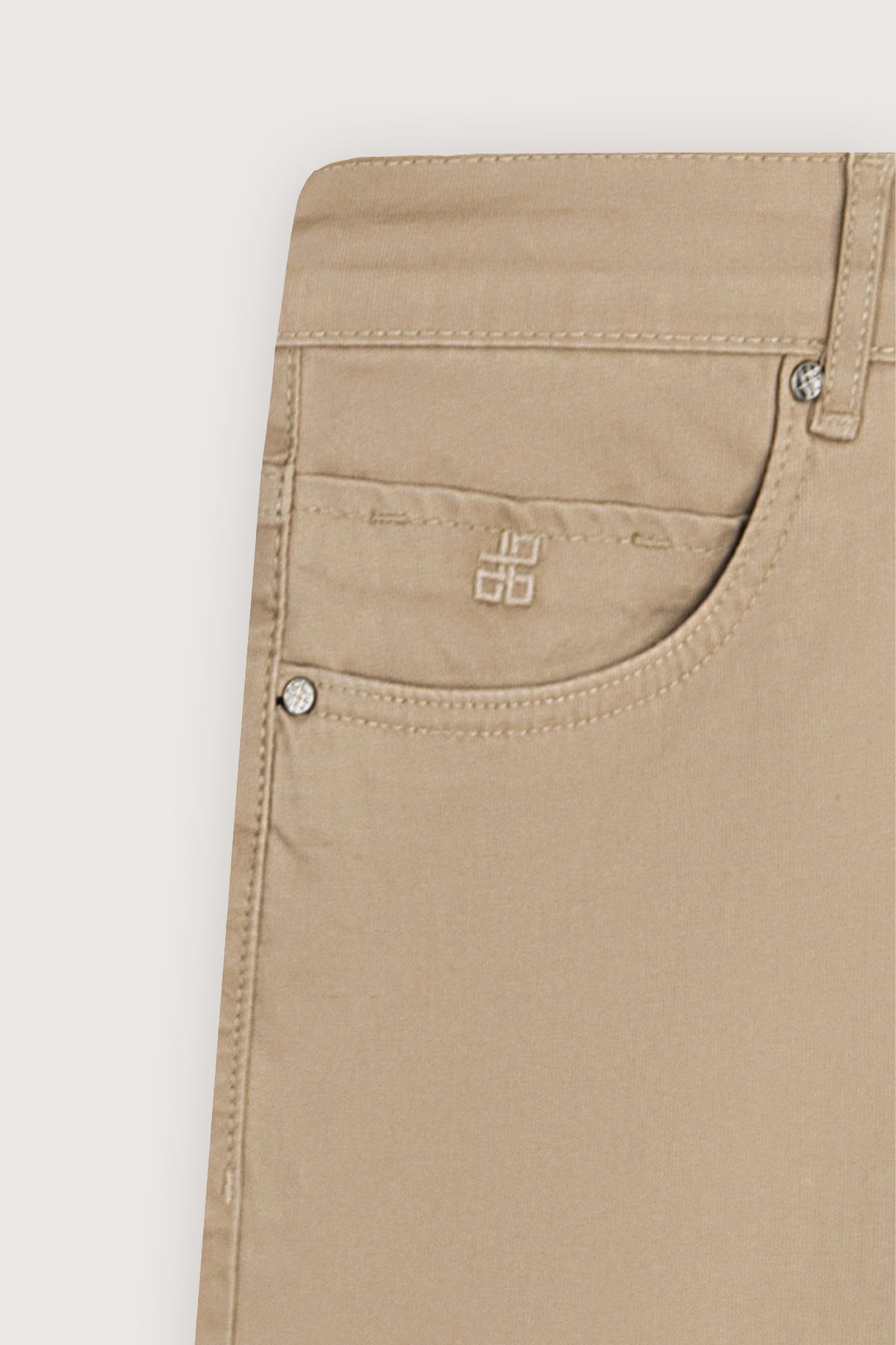 Men's Trousers Egypt - Beige Casual Gabardine Pants - 5